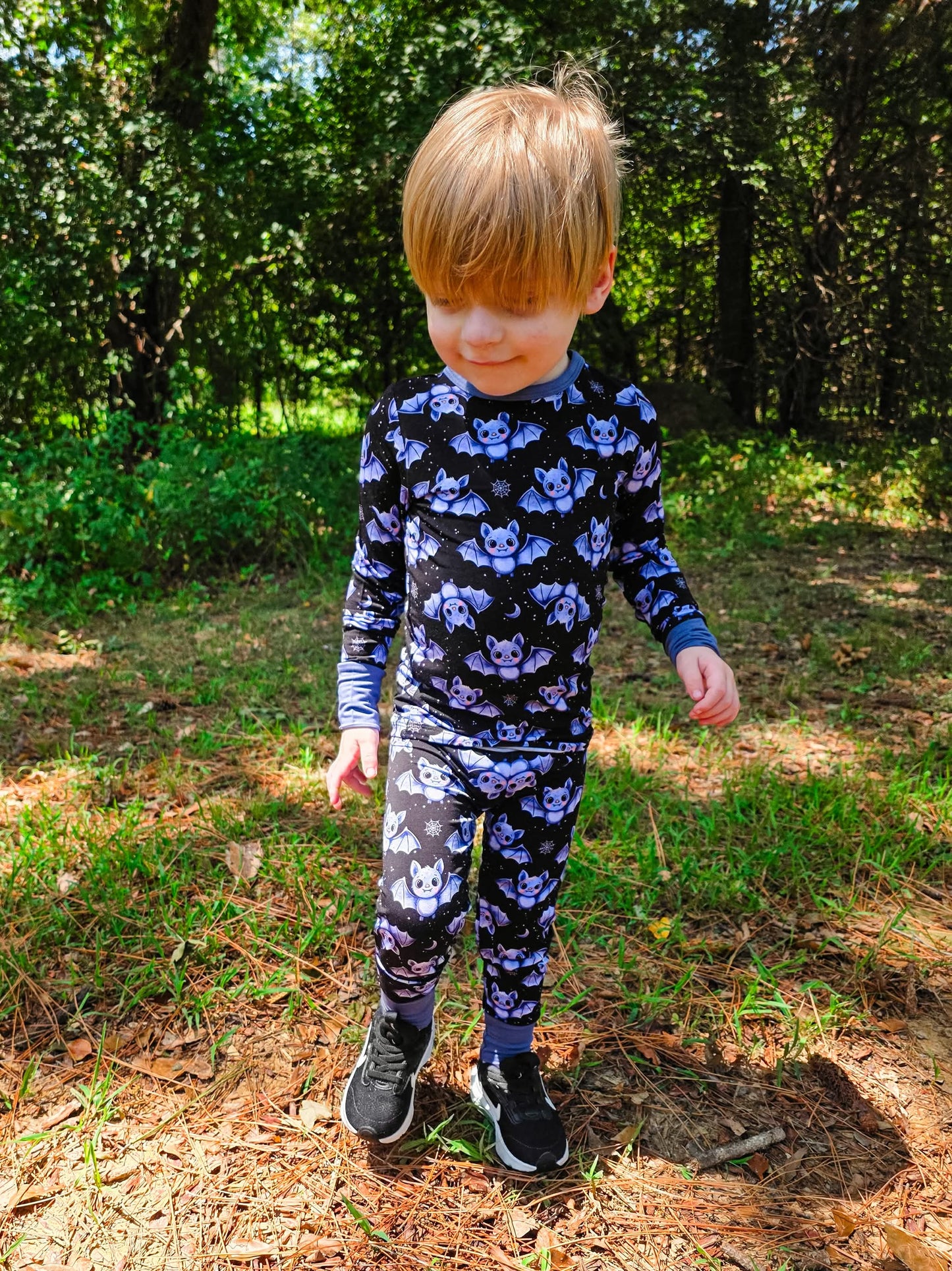 Moonlit Flutters Two-Piece Pajamas