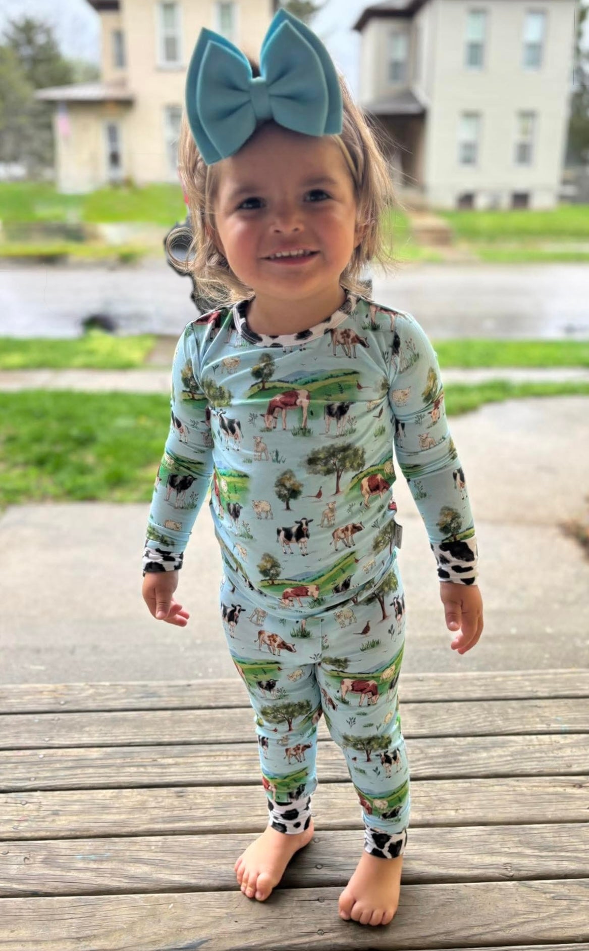 “Cows” Two-Piece Pajamas
