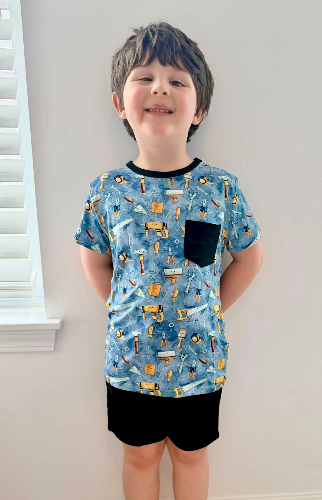 “Tools” Two-Piece Shorts Set