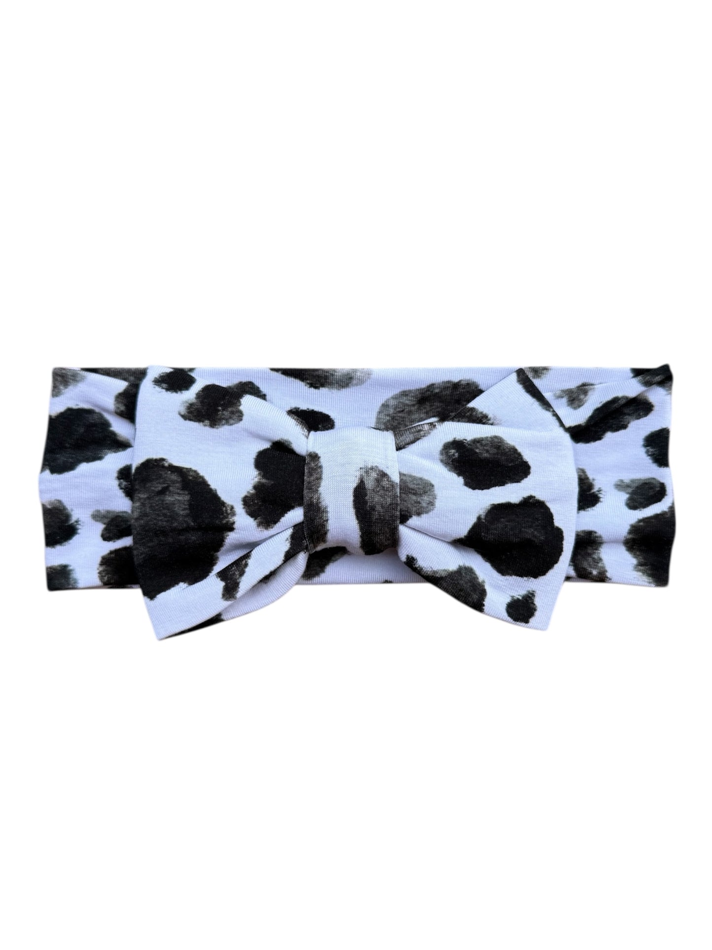 “Cows” Bow Headband