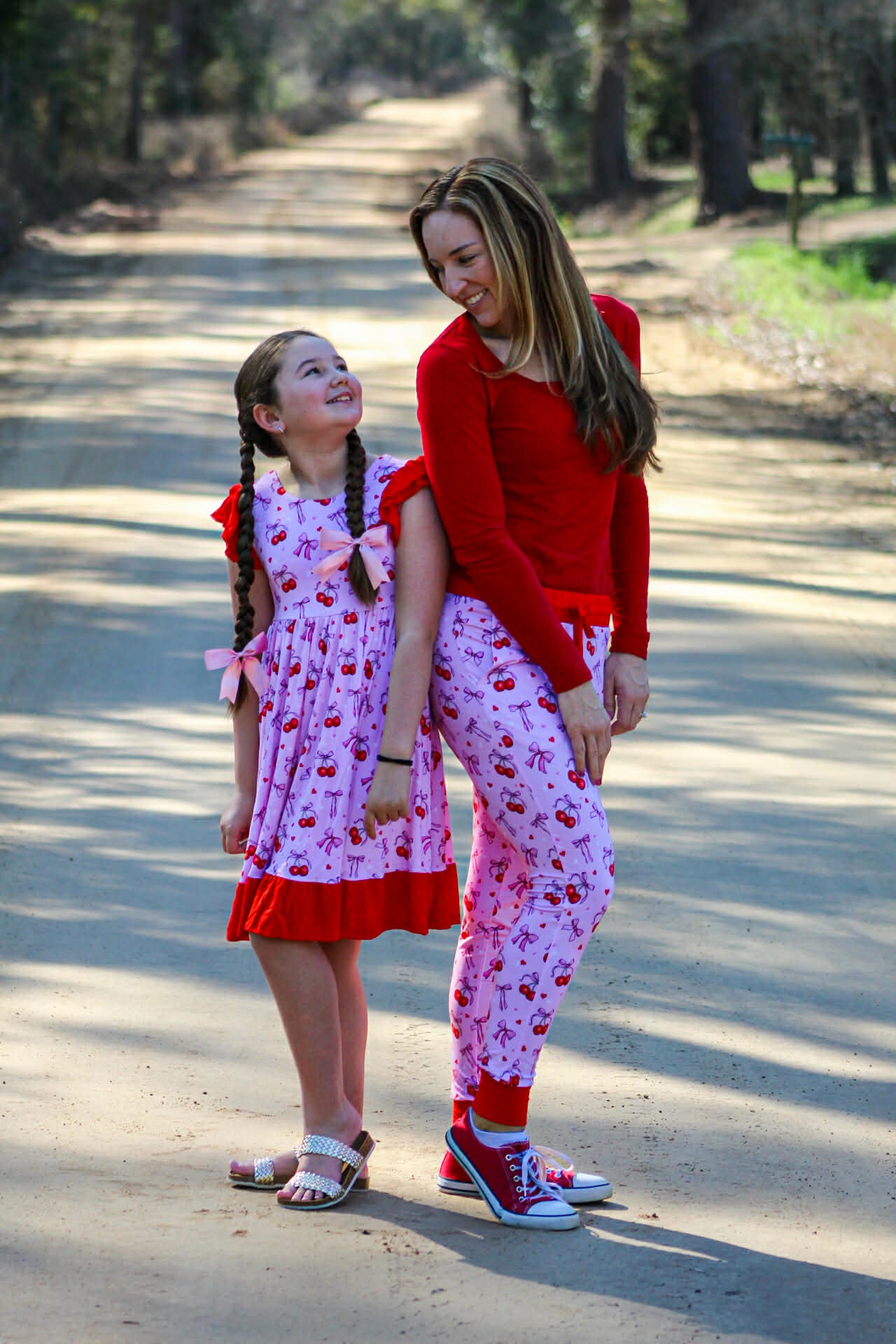 “Cherry Bow Bliss” Woman’s Joggers