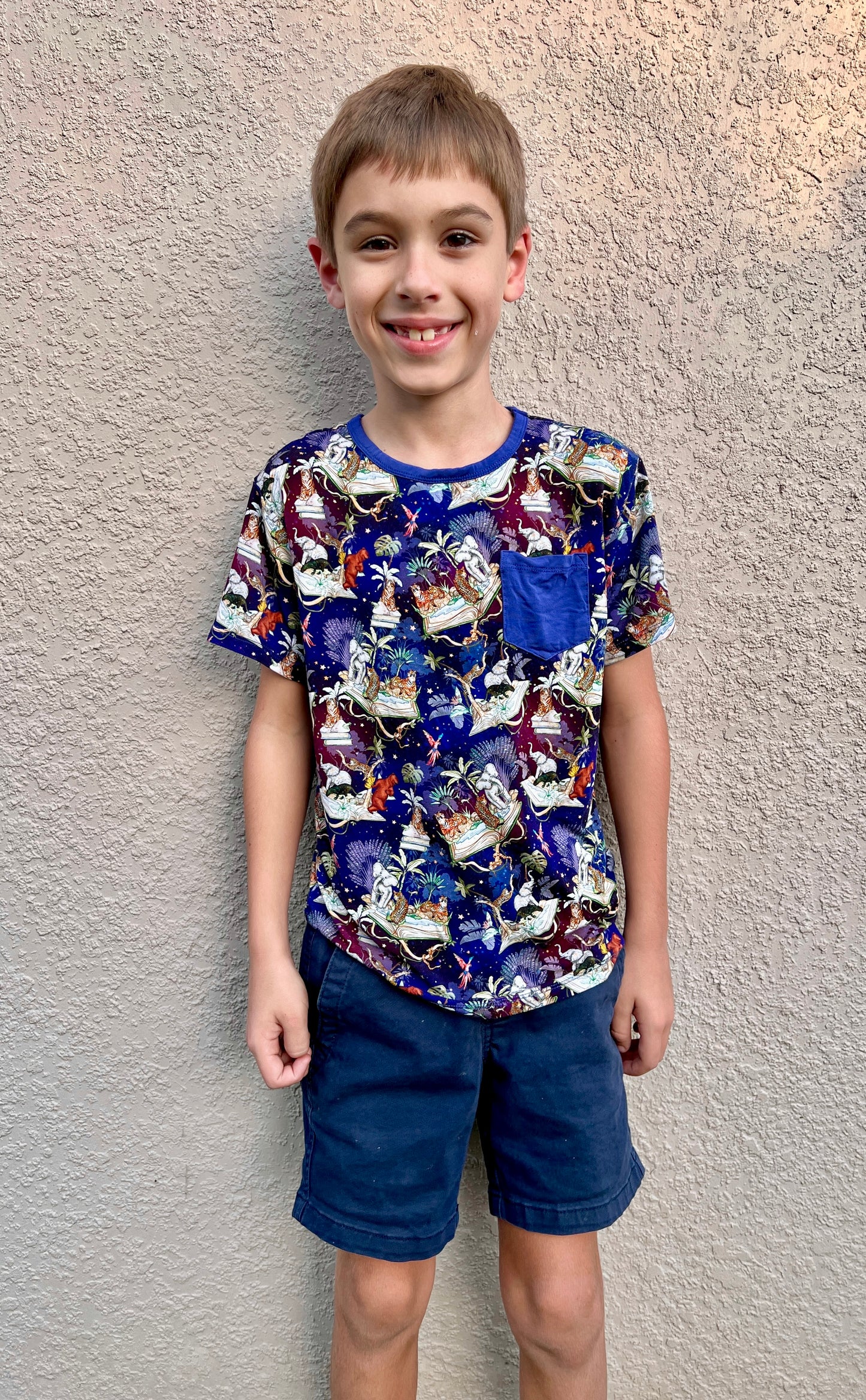 “Jungle Storybook” Pocket T-Shirt