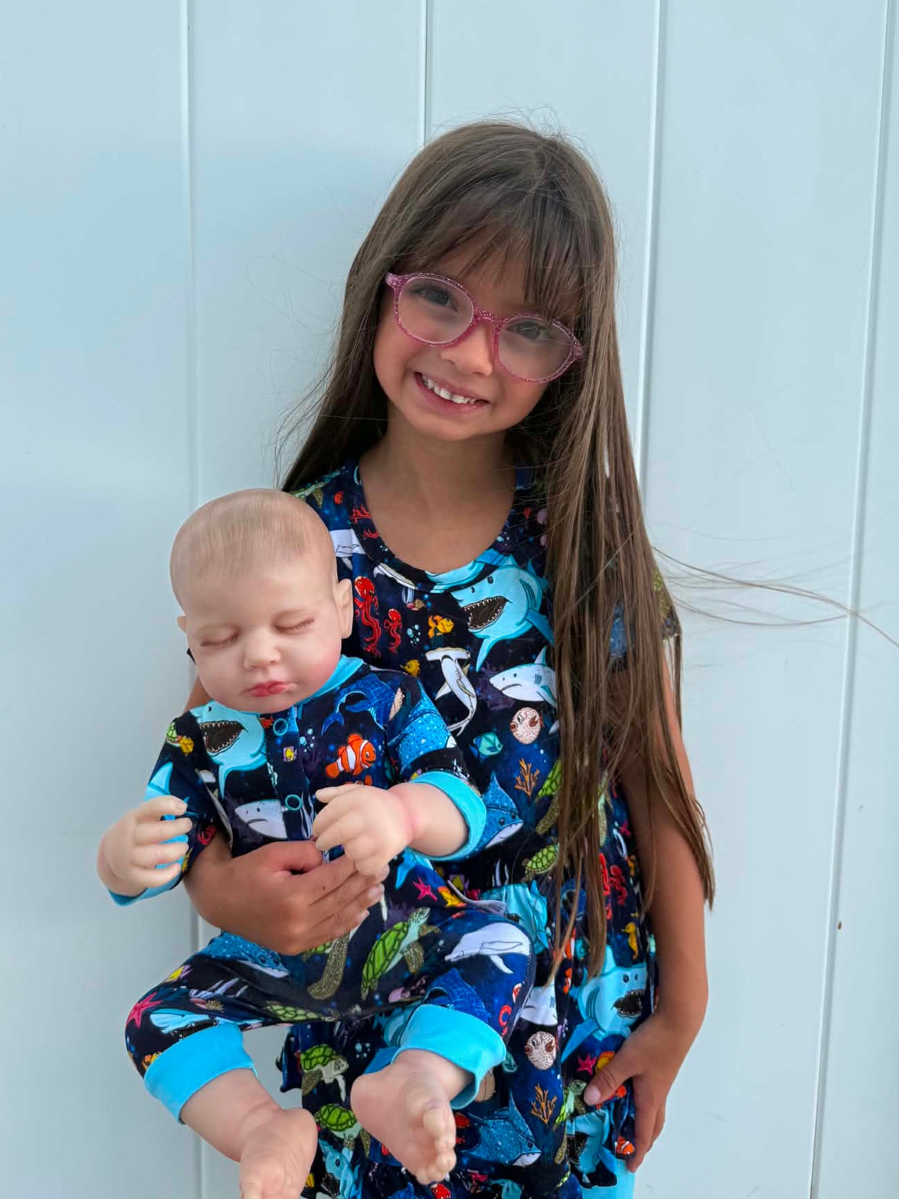 “Beyond The Reef” Doll Romper