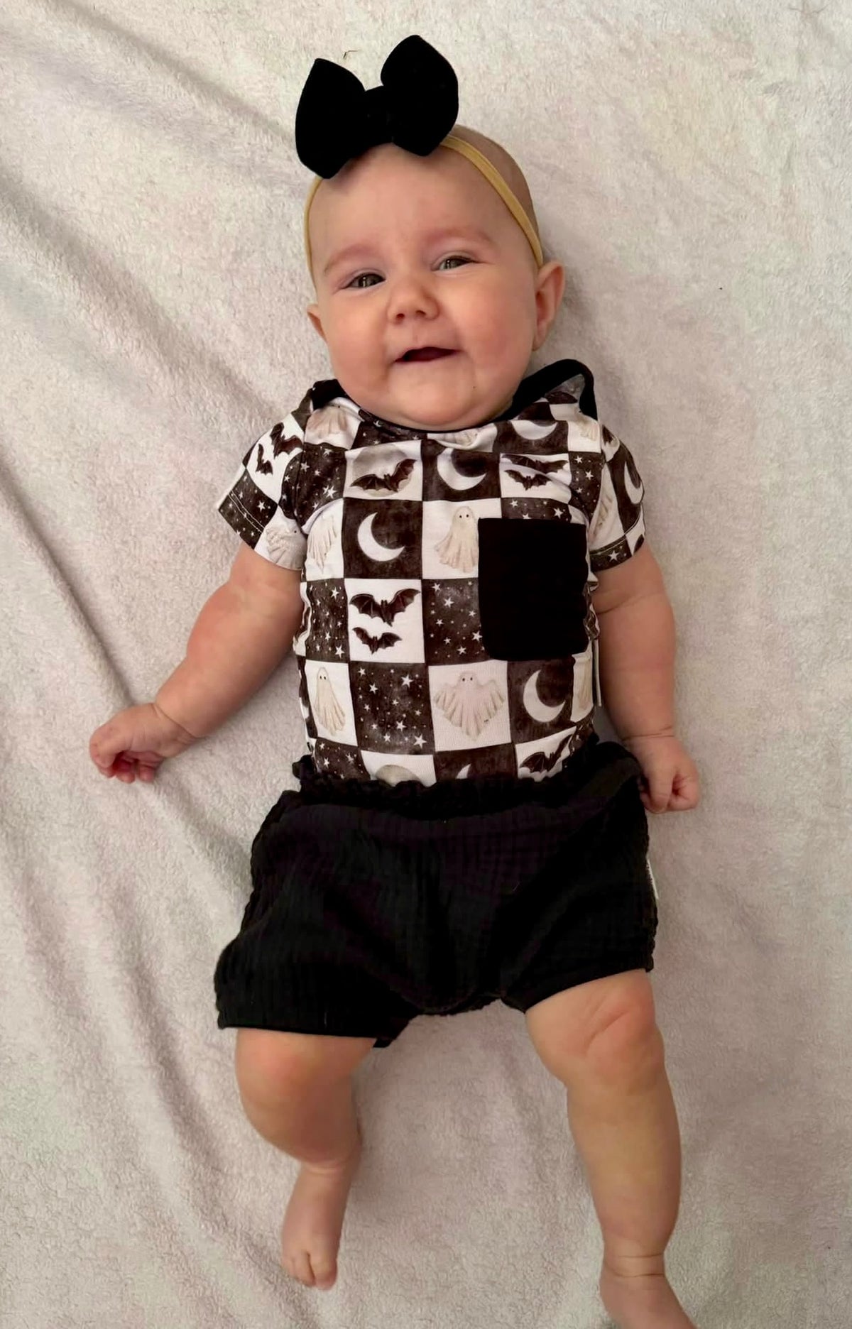 Spooky Starlight Short Sleeved Bodysuit