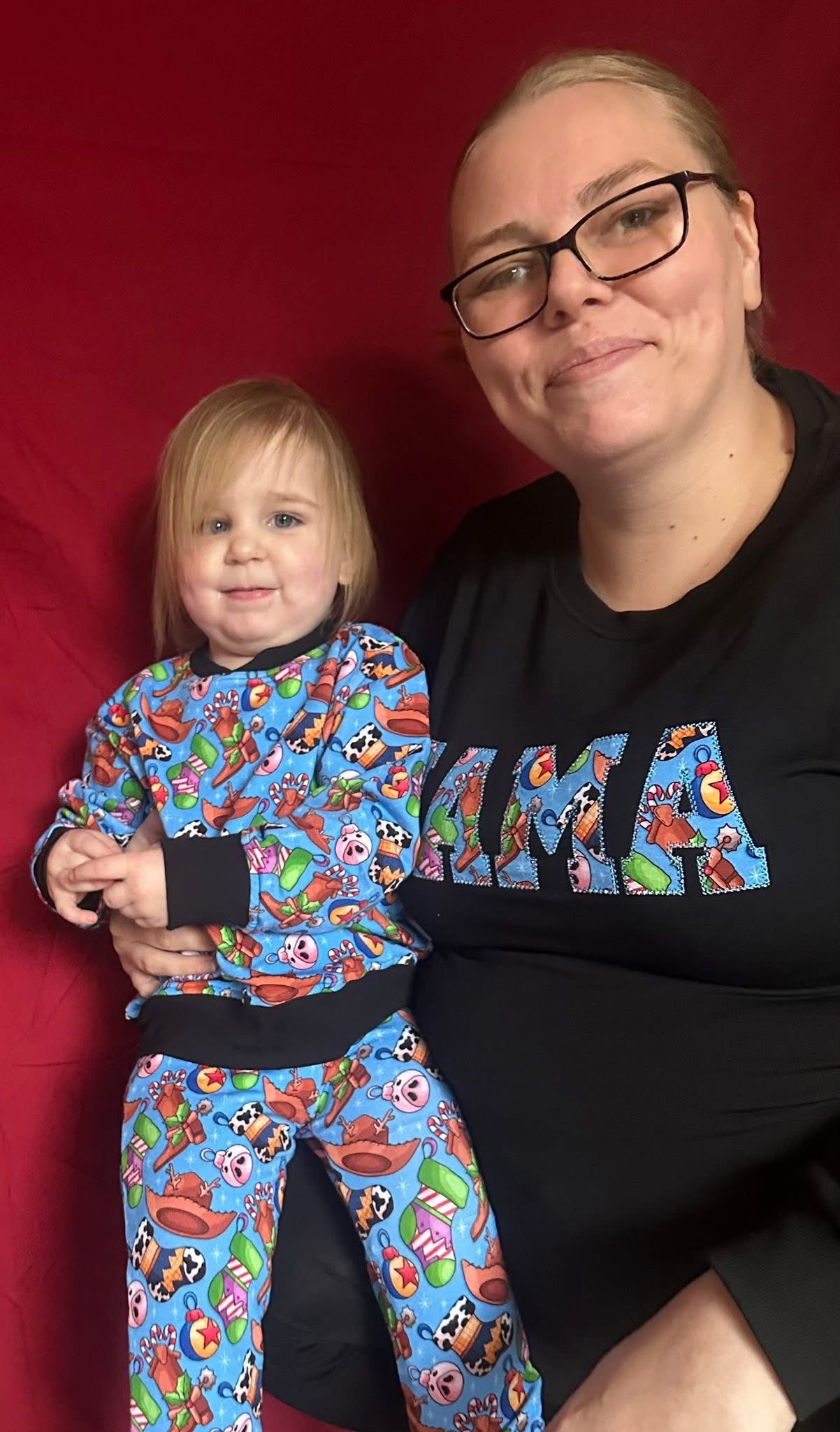 “To Infinity and Christmas” Jogger Set