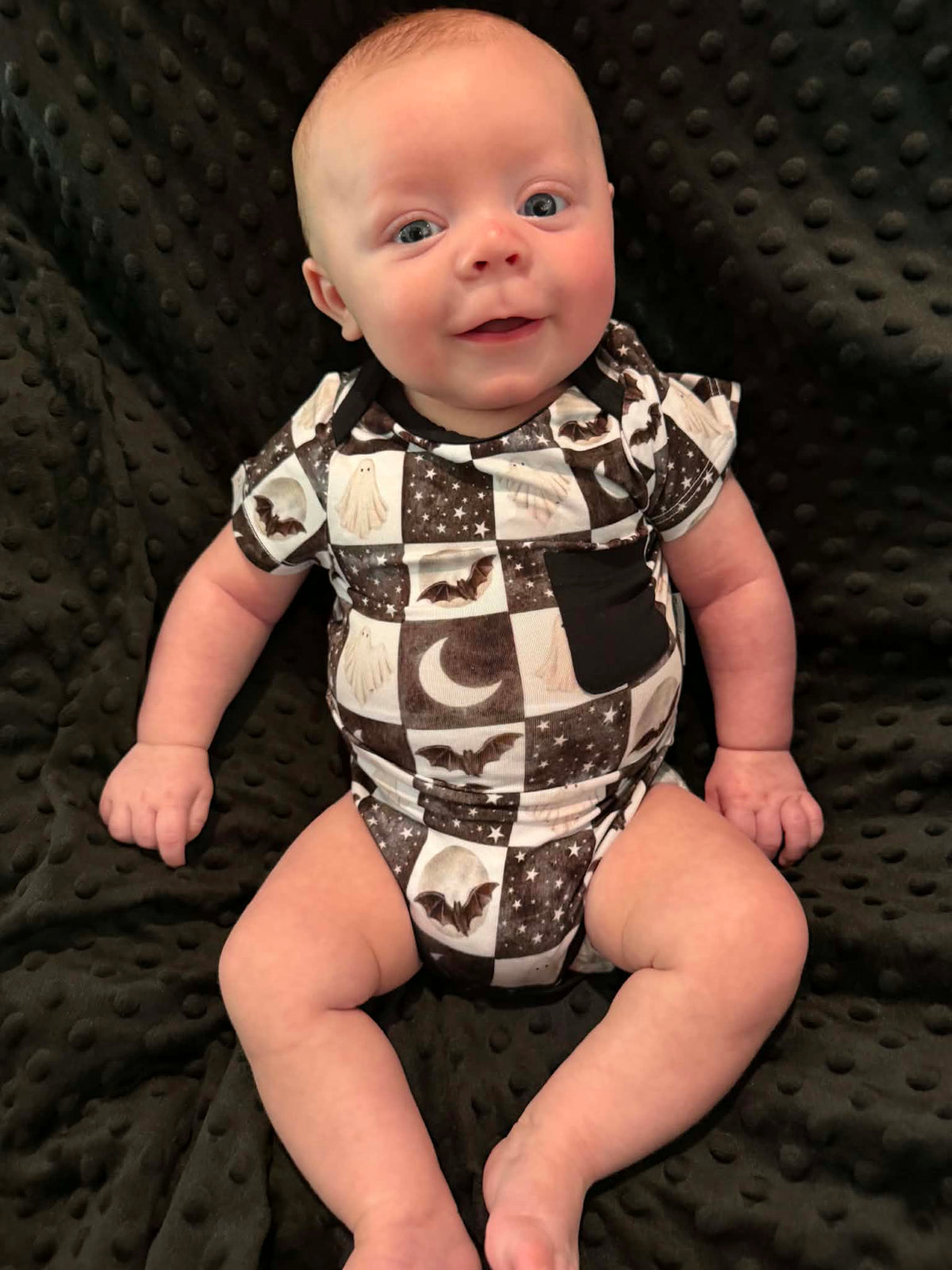 Spooky Starlight Short Sleeved Bodysuit