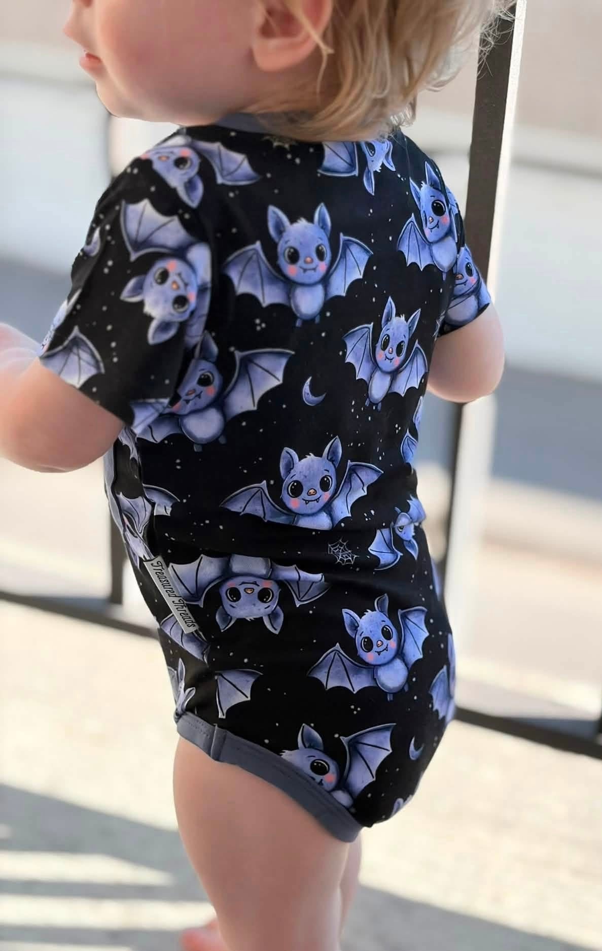 Moonlit Flutters Short Sleeved Bodysuit