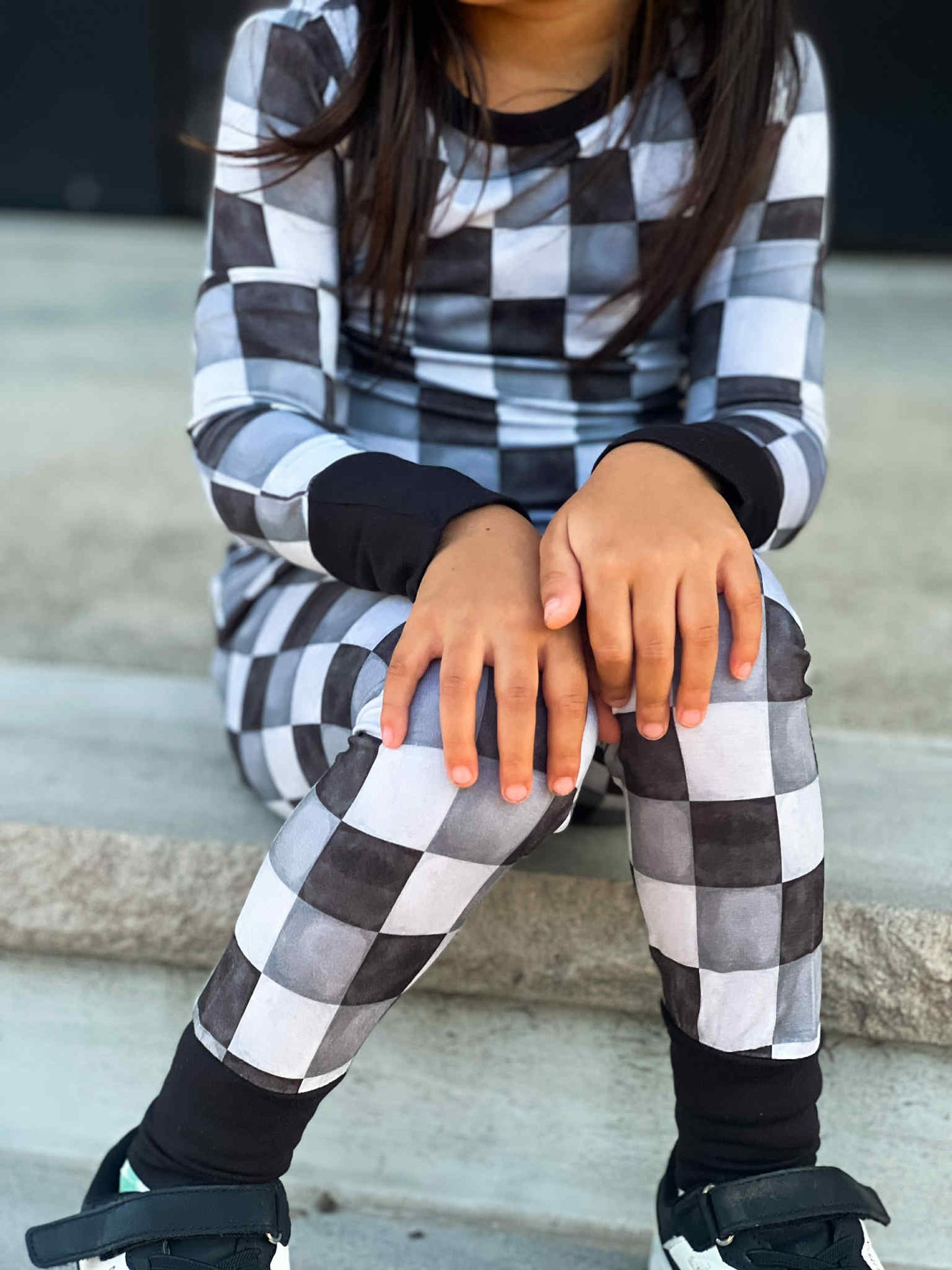 “Checkmate” Two-Piece Pajamas