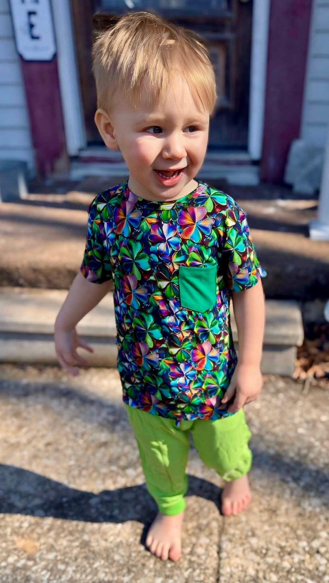 “Bursting With Luck” Pocket T-Shirt