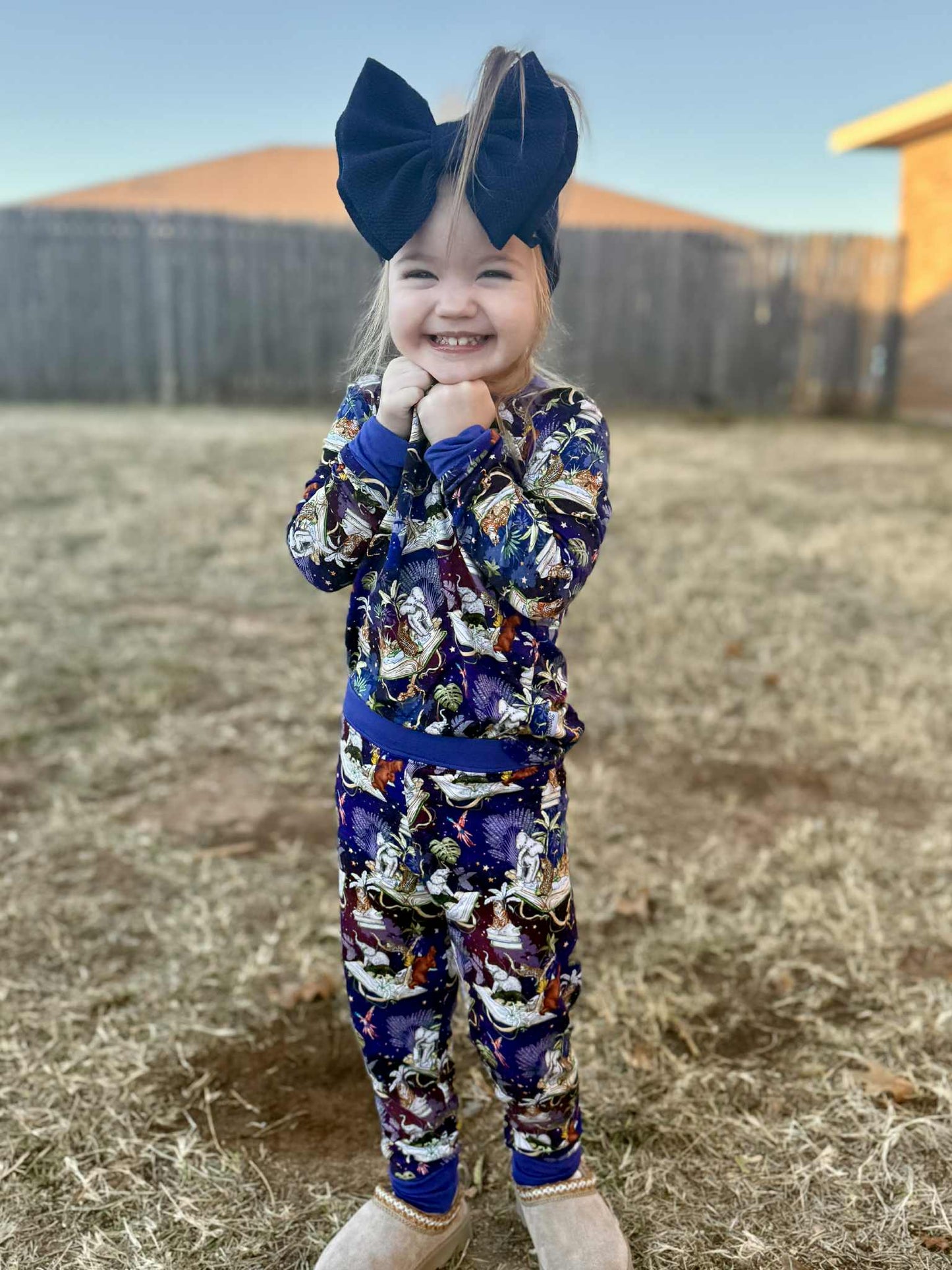 “Jungle Storybook” Two-Piece Pajamas