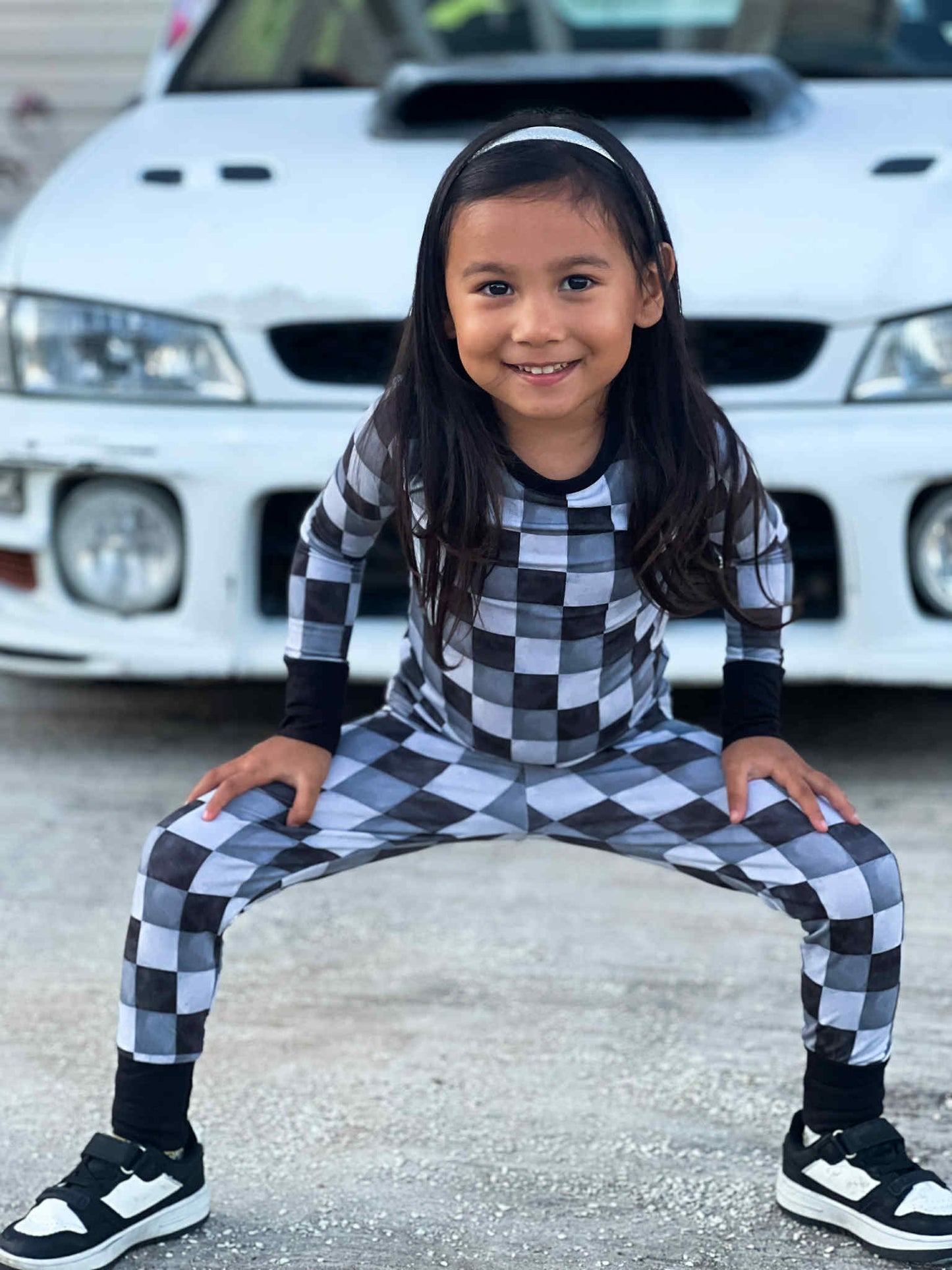 “Checkmate” Two-Piece Pajamas