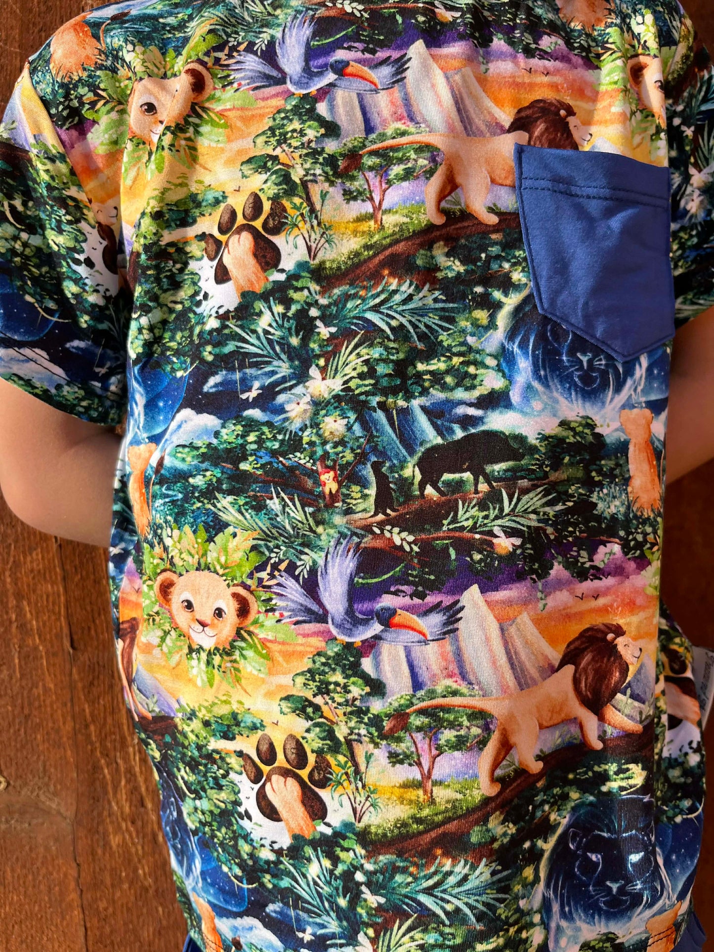 “King of the Pride” Two-Piece Shorts Set