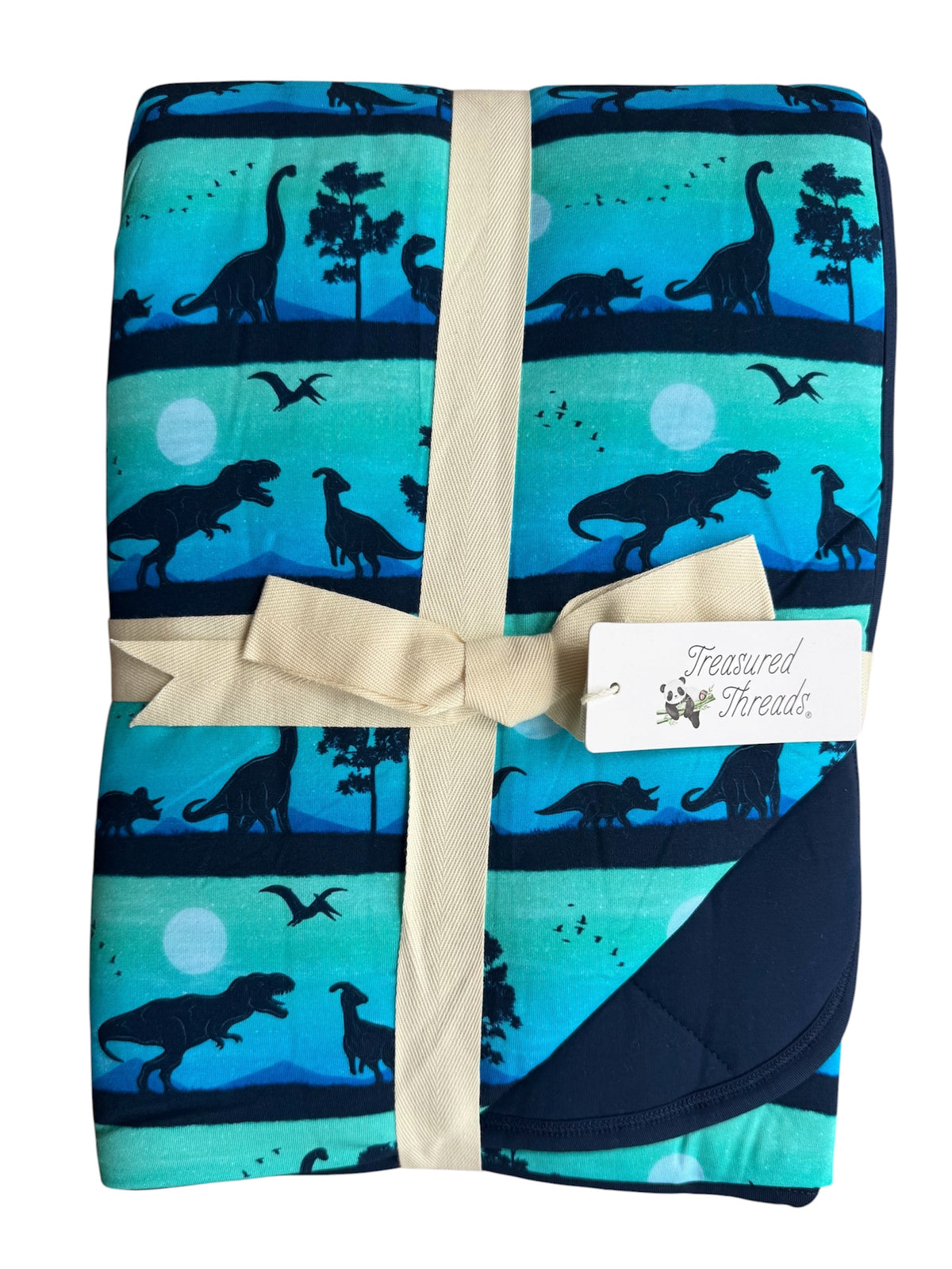 Dinos After Dark Toddler Quilted Blanket