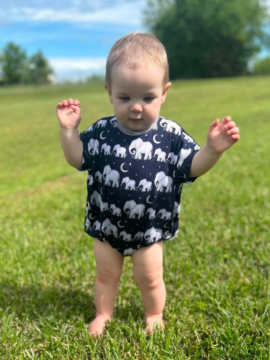 Elephant Bubble Romper