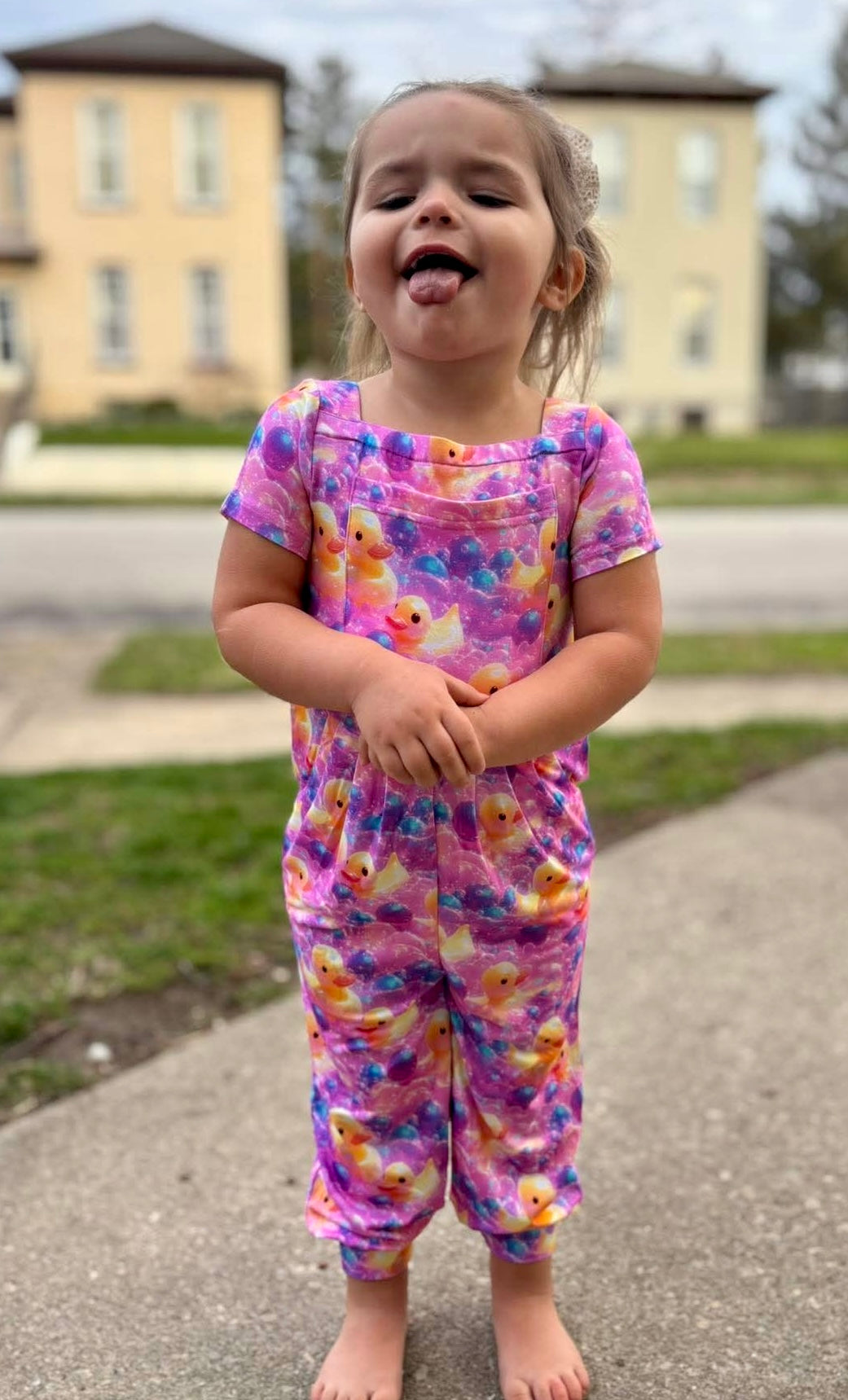 “Bubble Duckies” Romper