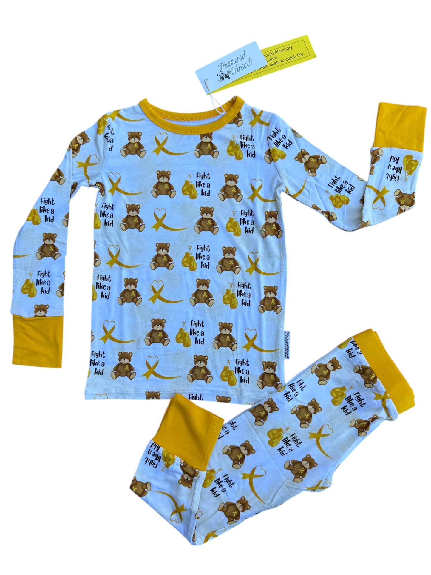 “Fight like a kid” Two-Piece Pajamas