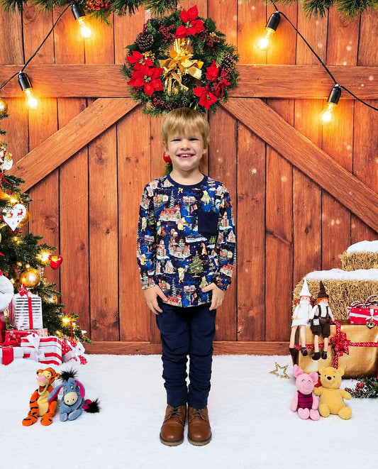 North Pole Magic Long Sleeved Pocket T-Shirt