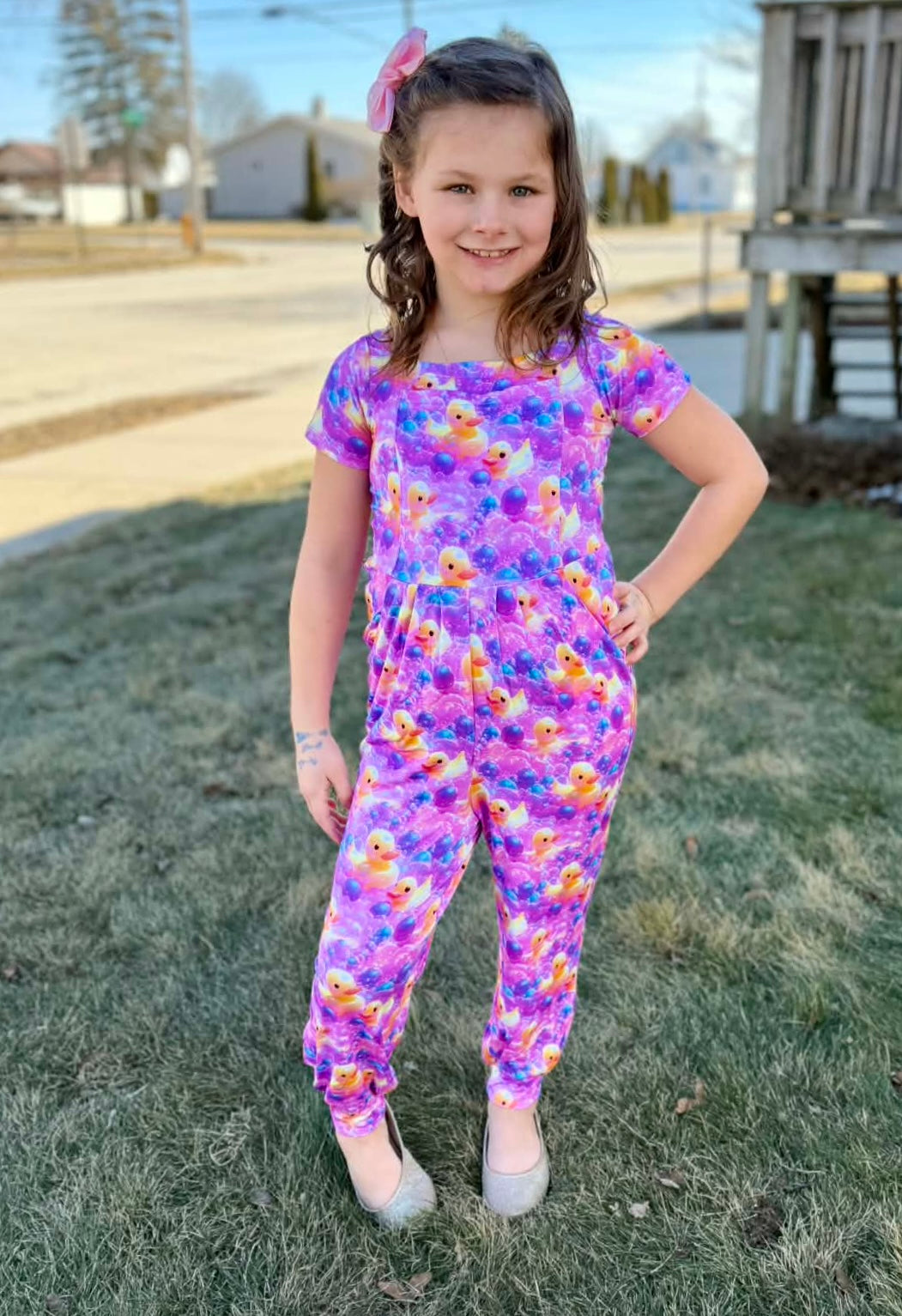 “Bubble Duckies” Romper