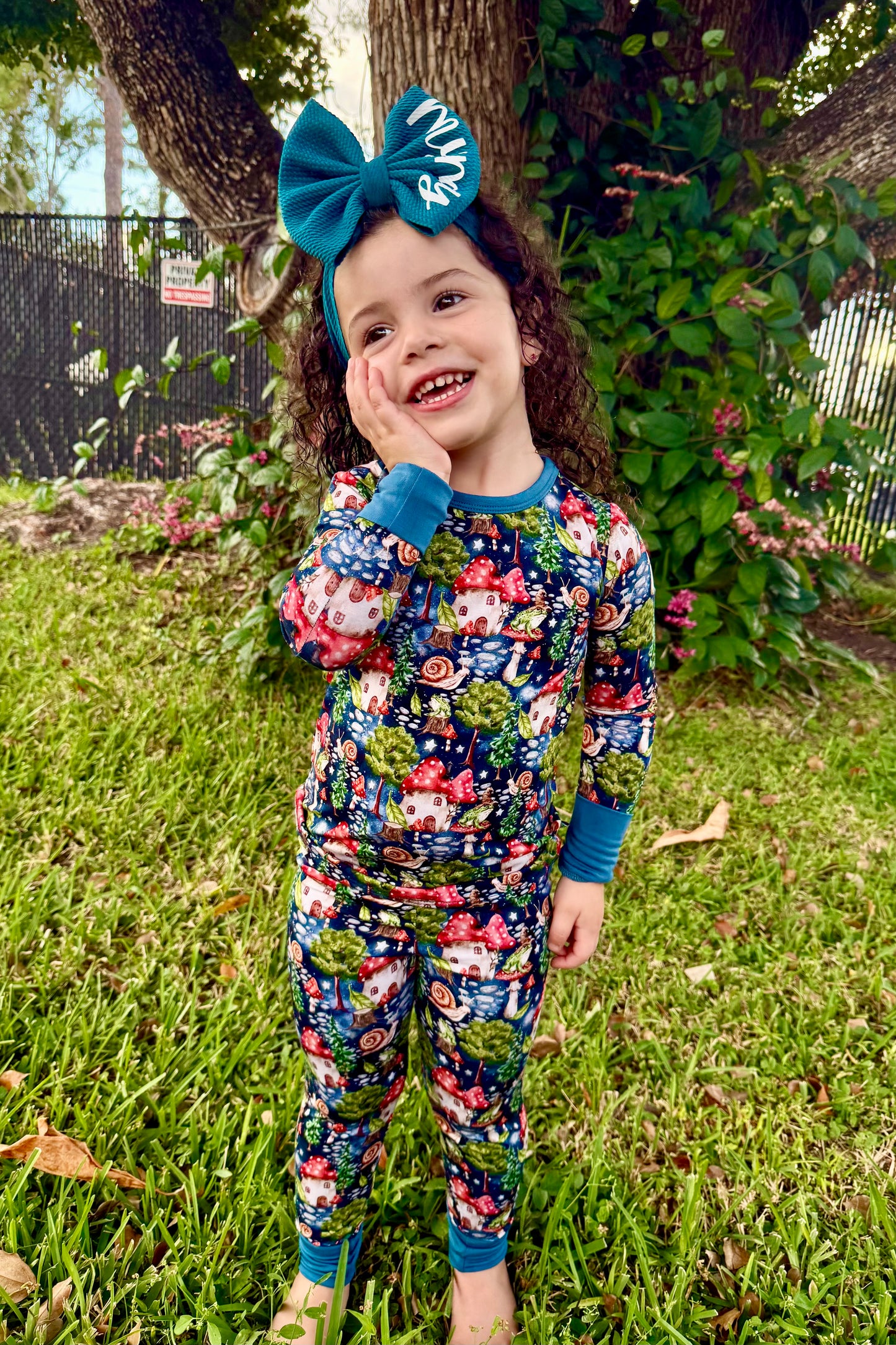 “Enchanted Mushroom Forest” Two-Piece Pajamas