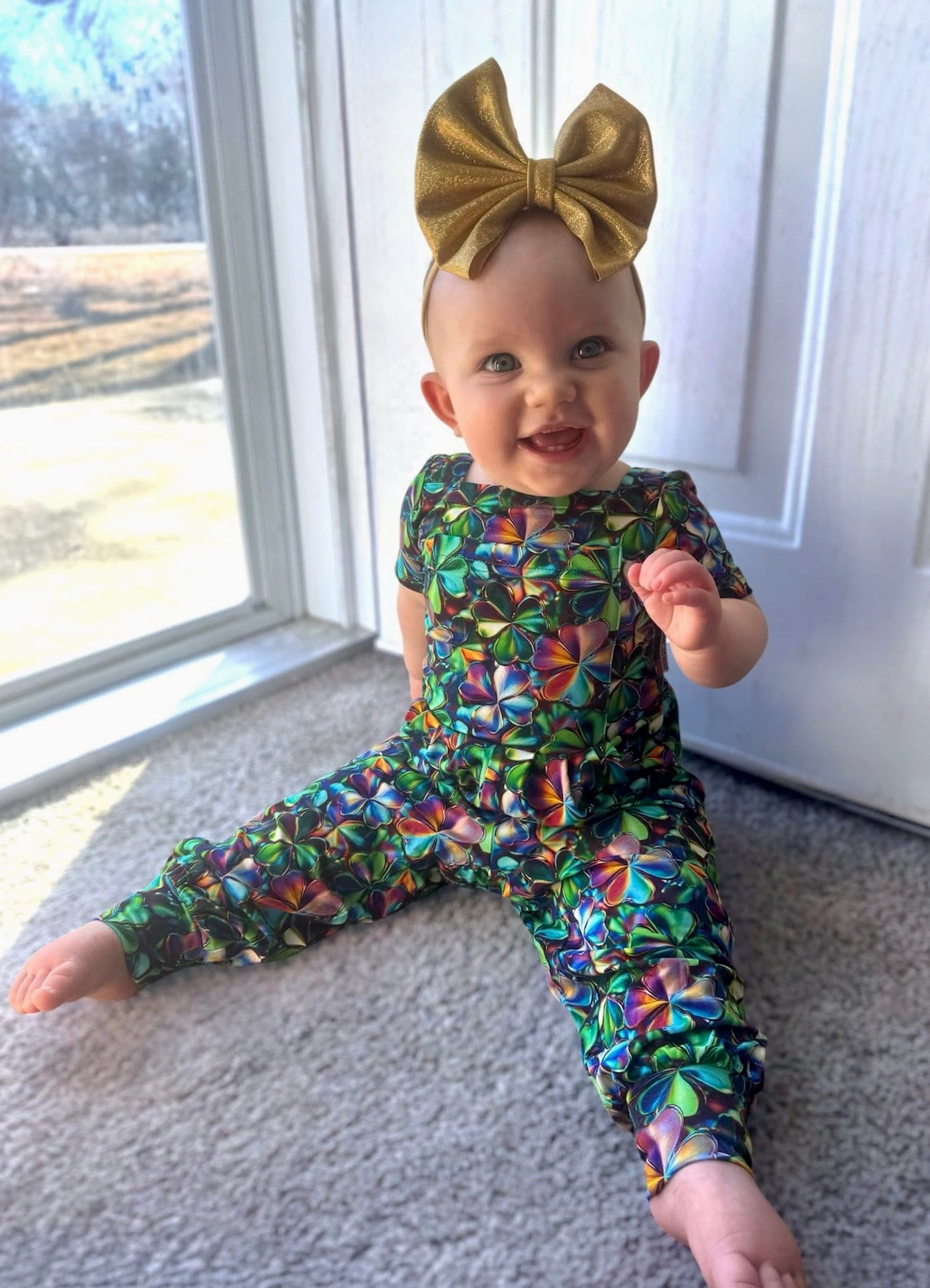 “Bursting With Luck” Romper
