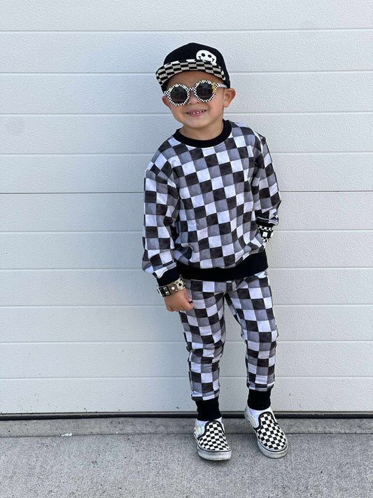 “Checkmate” Jogger Set