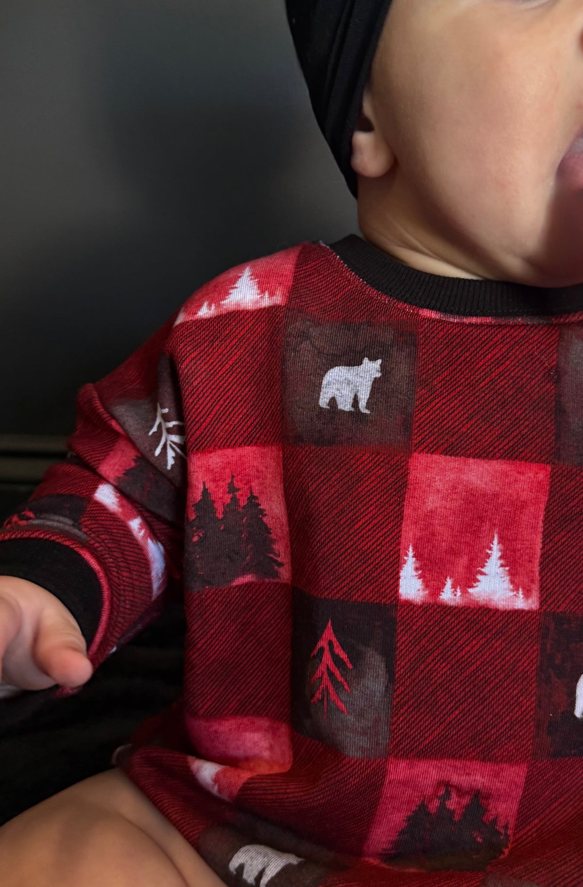Into the Pines Long Sleeved Bubble Romper