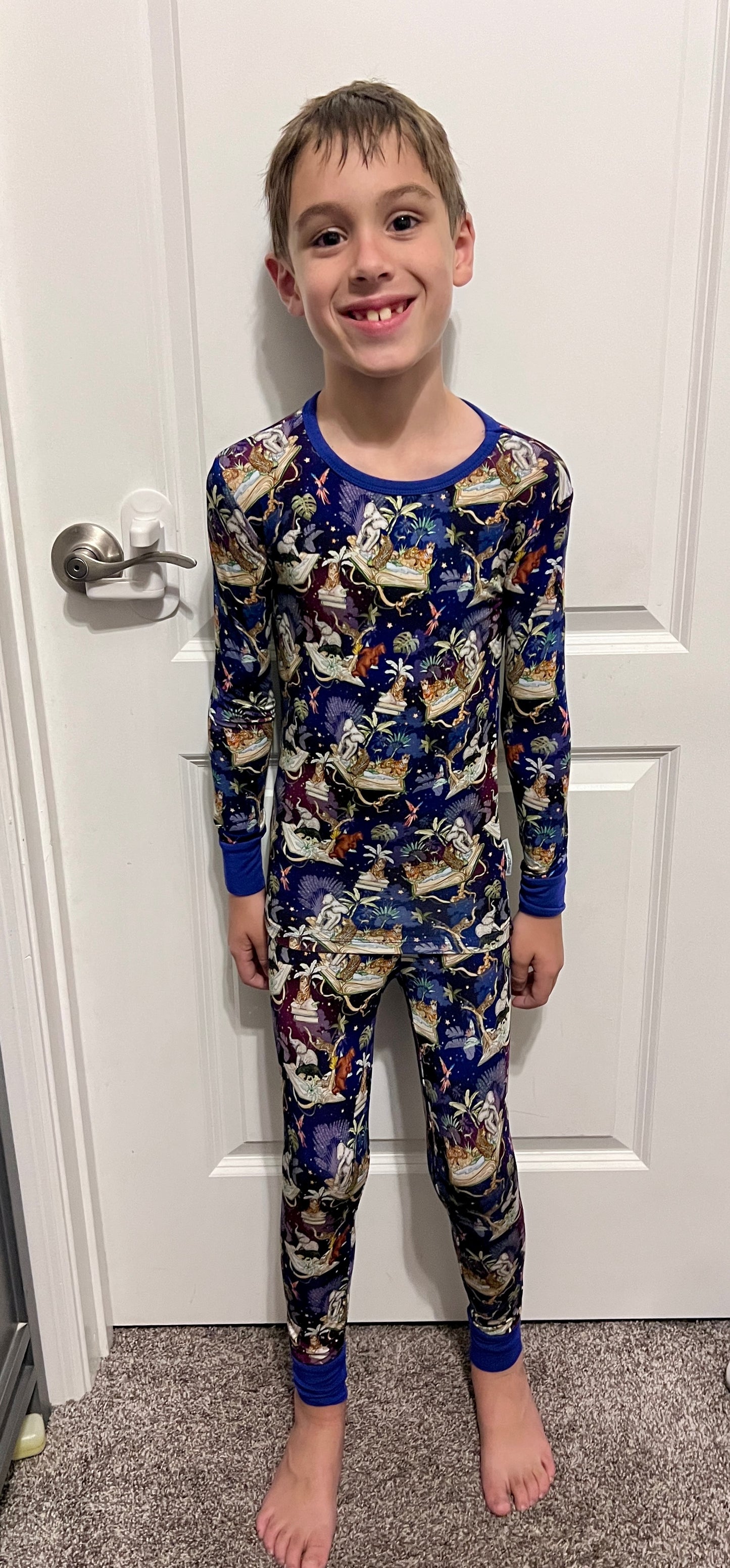“Jungle Storybook” Two-Piece Pajamas