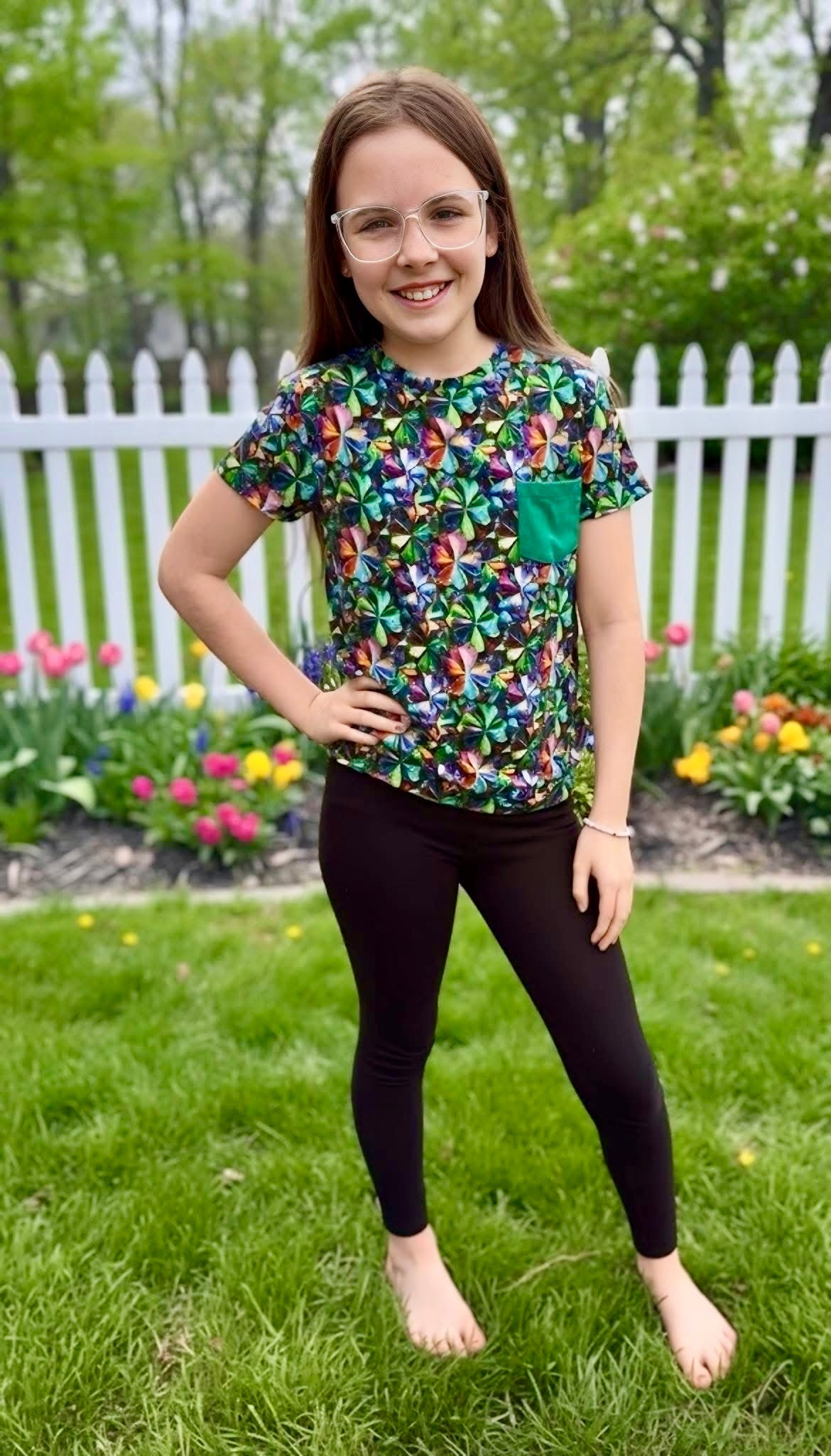 “Bursting With Luck” Pocket T-Shirt