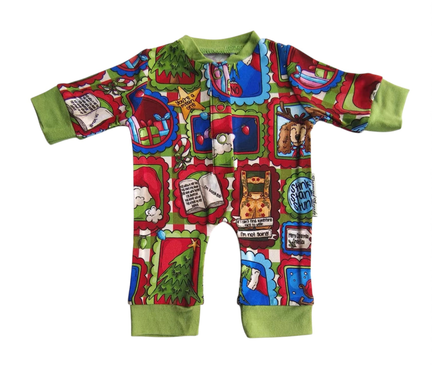 “Mean One” Doll Romper