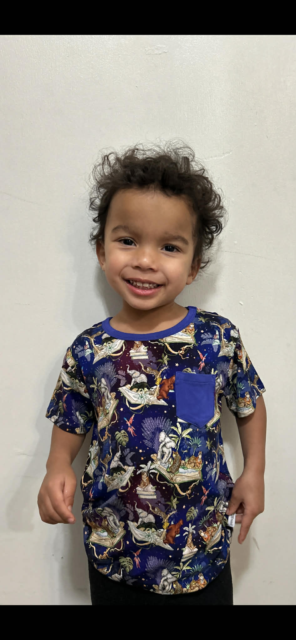 “Jungle Storybook” Pocket T-Shirt