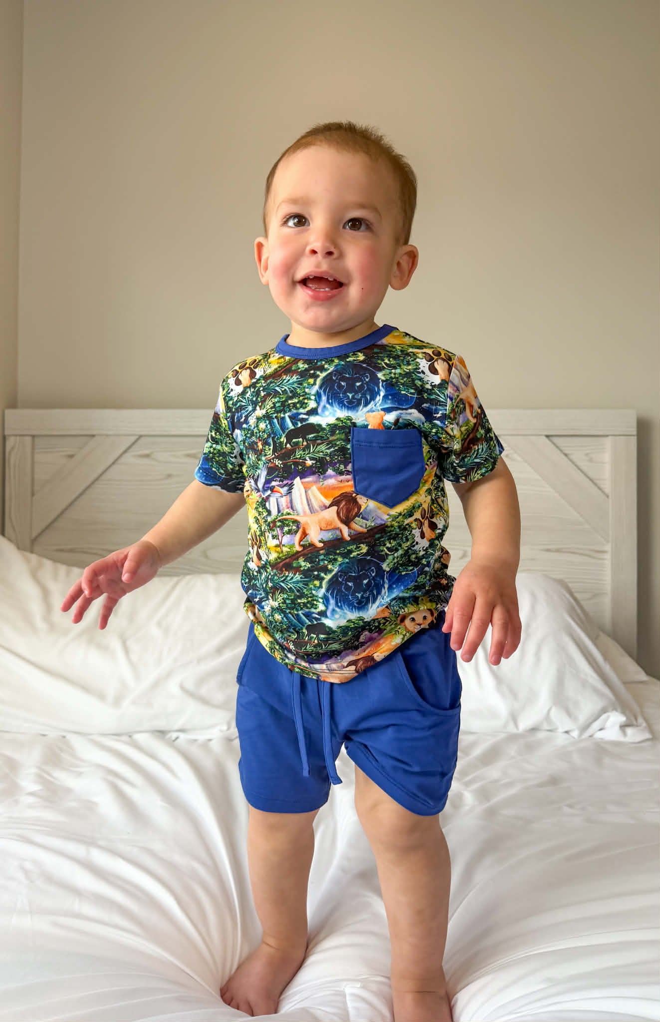 “King of the Pride” Two-Piece Shorts Set