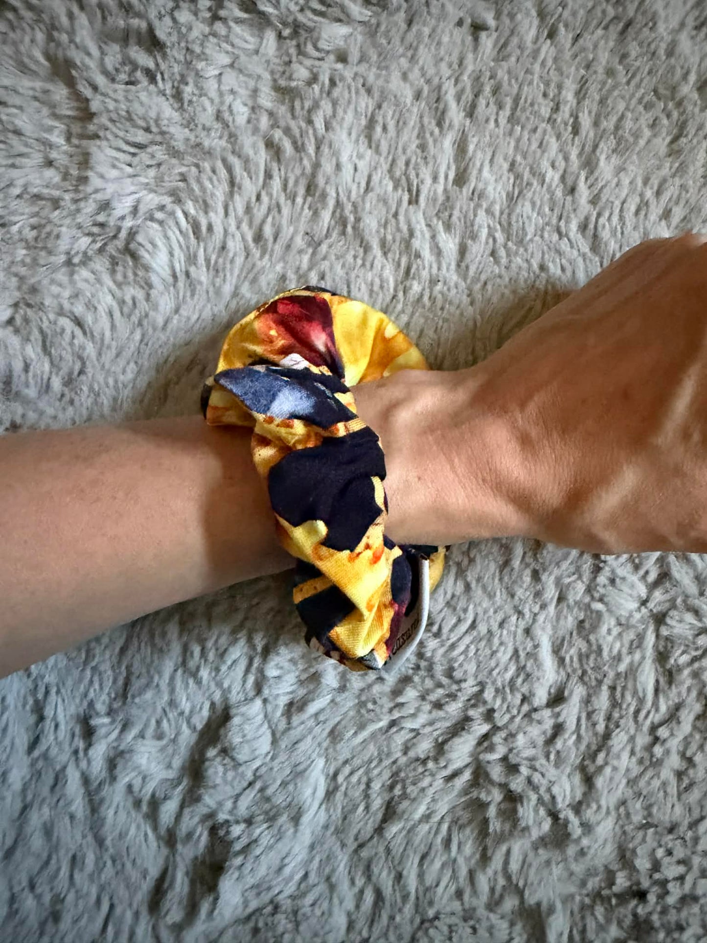 "Bee Happy" Scrunchie