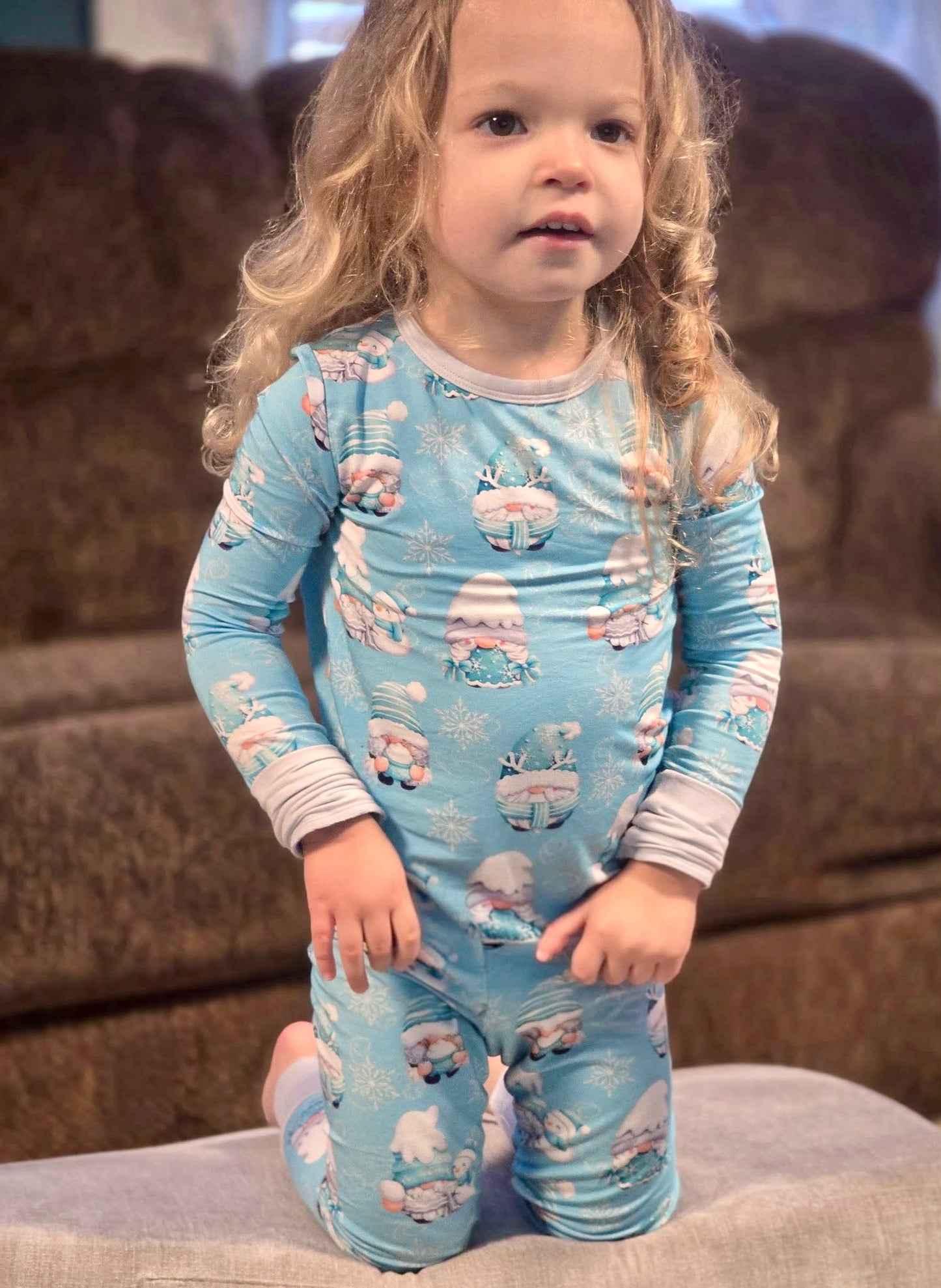 “Chillin’ with my Gnomies” Two-Piece Pajamas