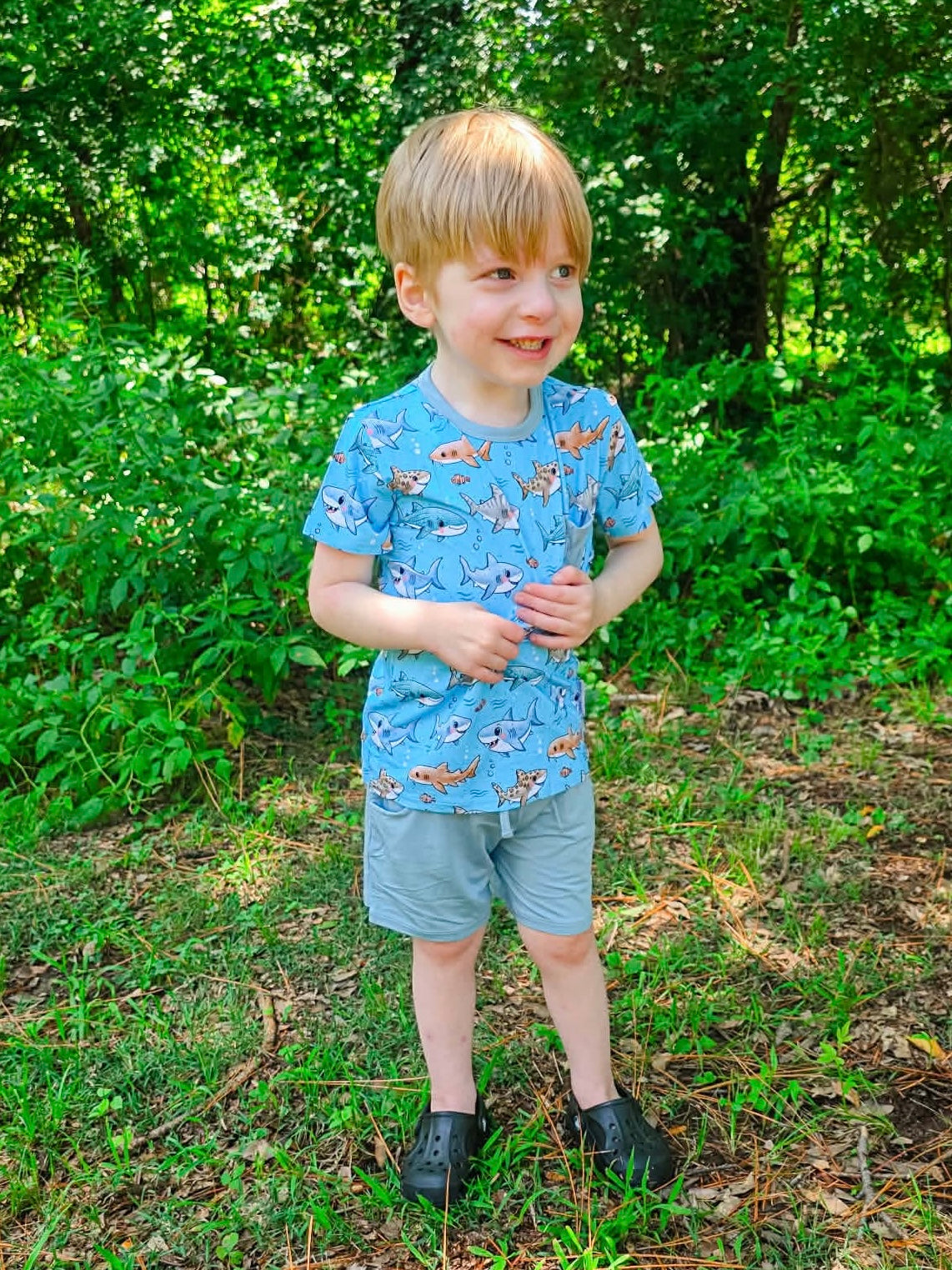 Chomp Crew Two-Piece Shorts Set
