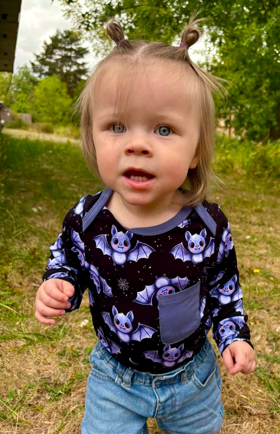 Moonlit Flutters Long Sleeved Bodysuit