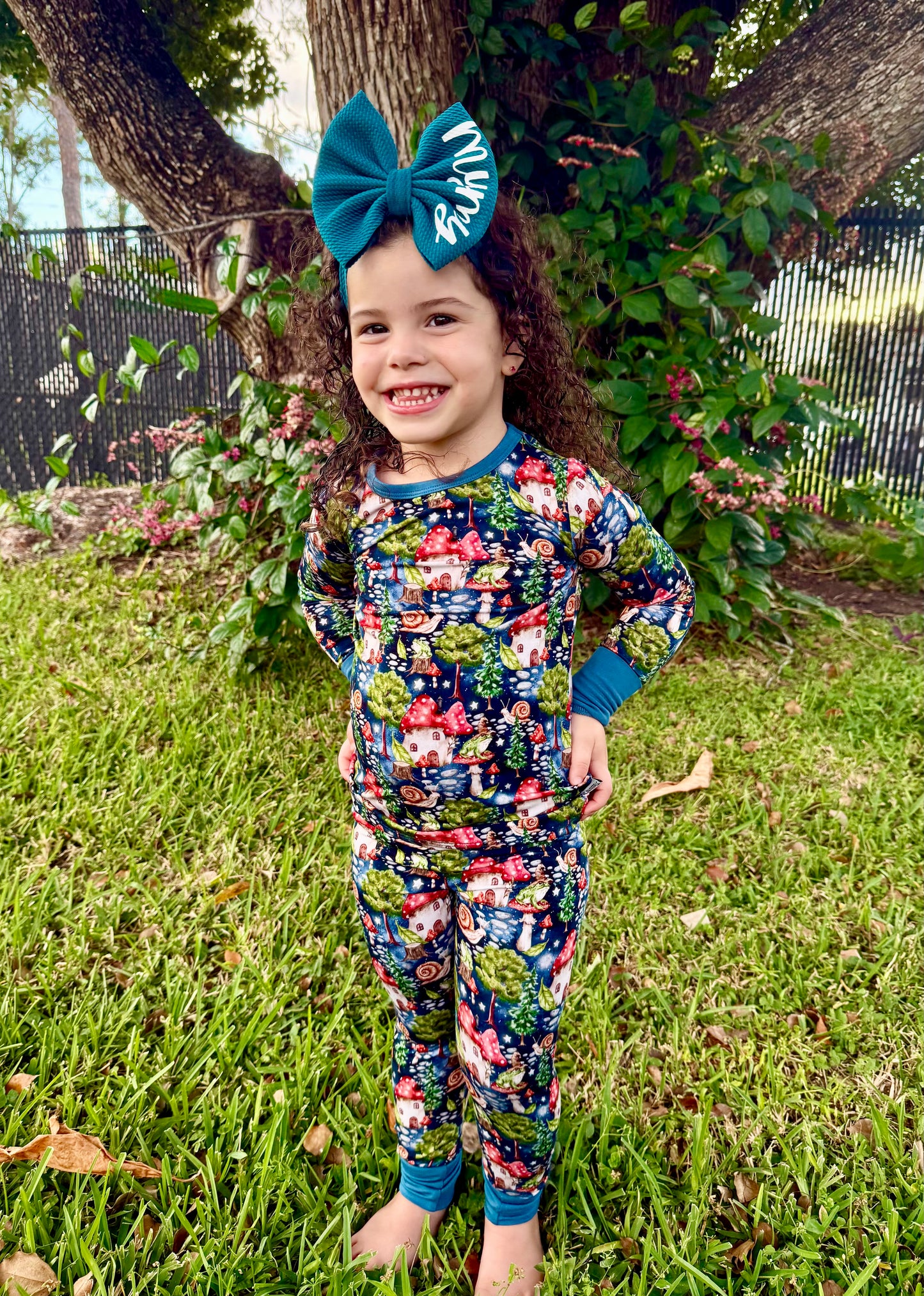 “Enchanted Mushroom Forest” Two-Piece Pajamas