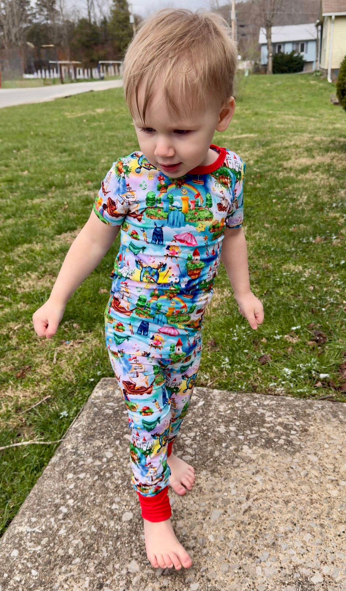 “Galaxy Land” Two-Piece Pajamas