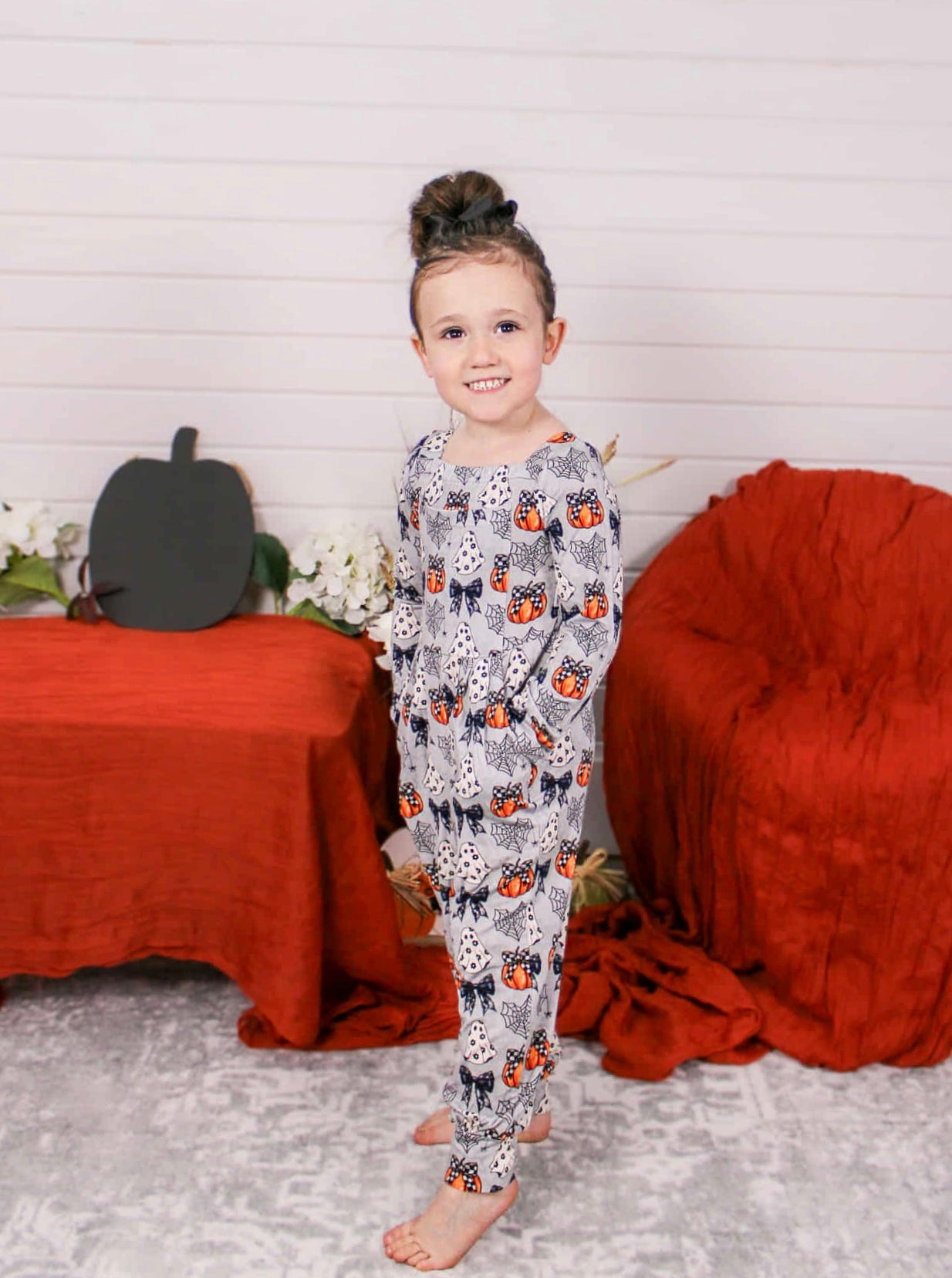 “Boos and Bows” Romper