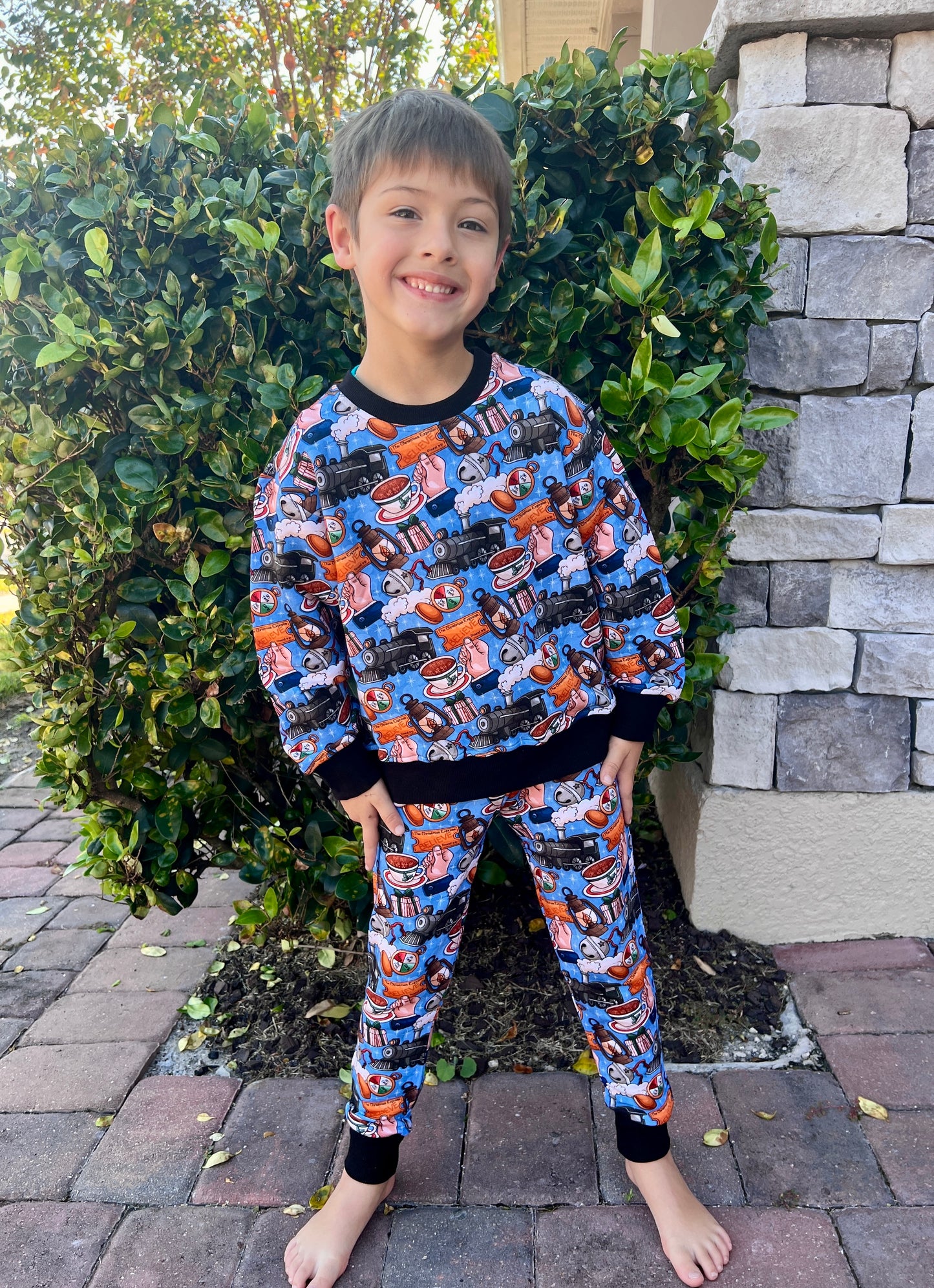 “Christmas Express” Jogger Set