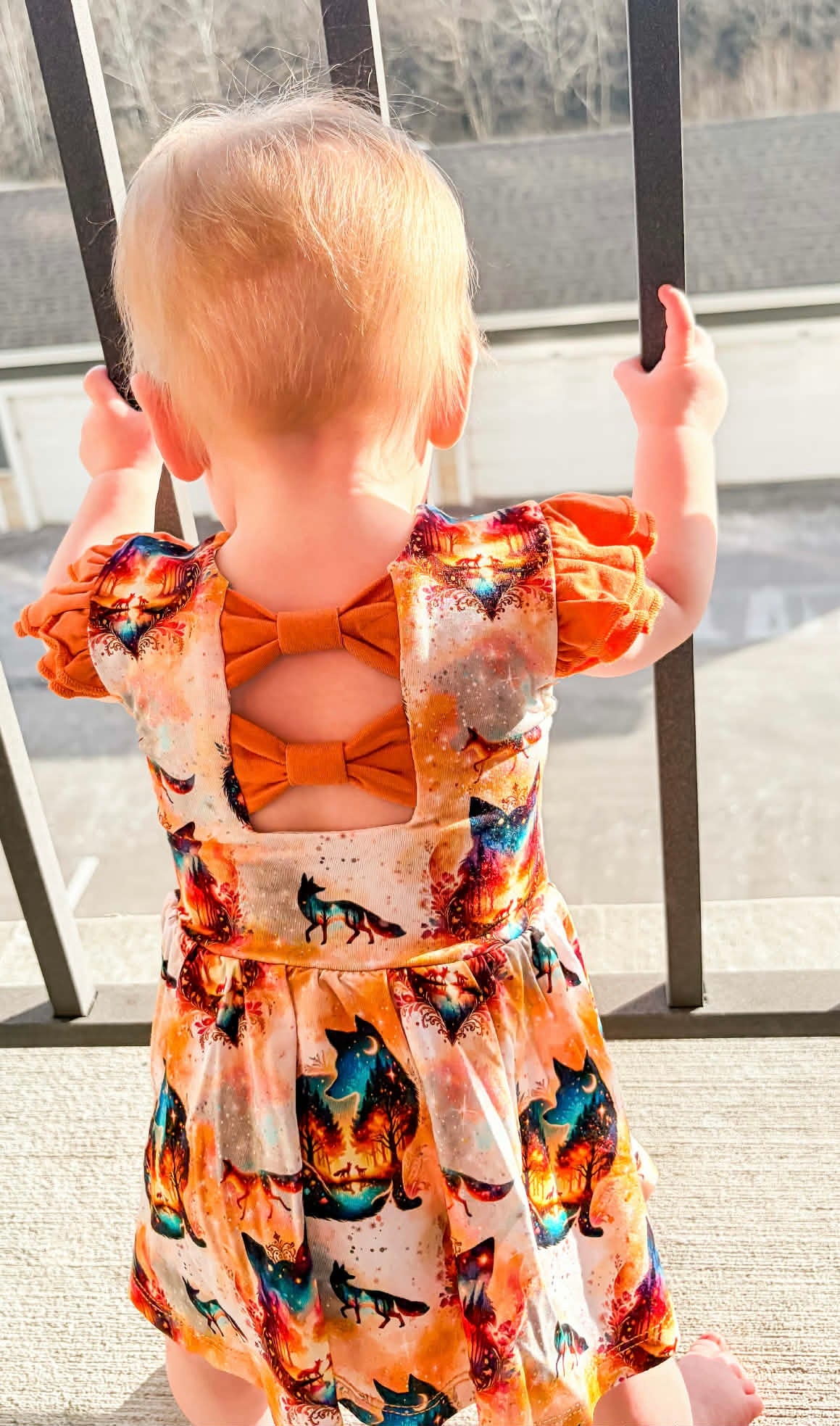 “Whimsical Foxes” Bodysuit Twirl