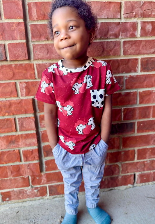 “Darling Dalmatians” Pocket T-Shirt