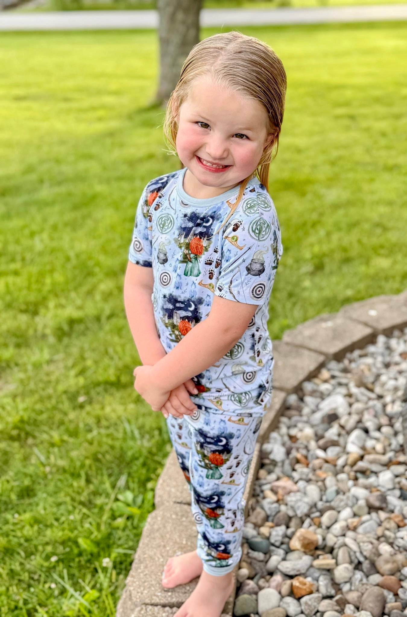 “Tiny but Brave” Two-Piece Pajamas