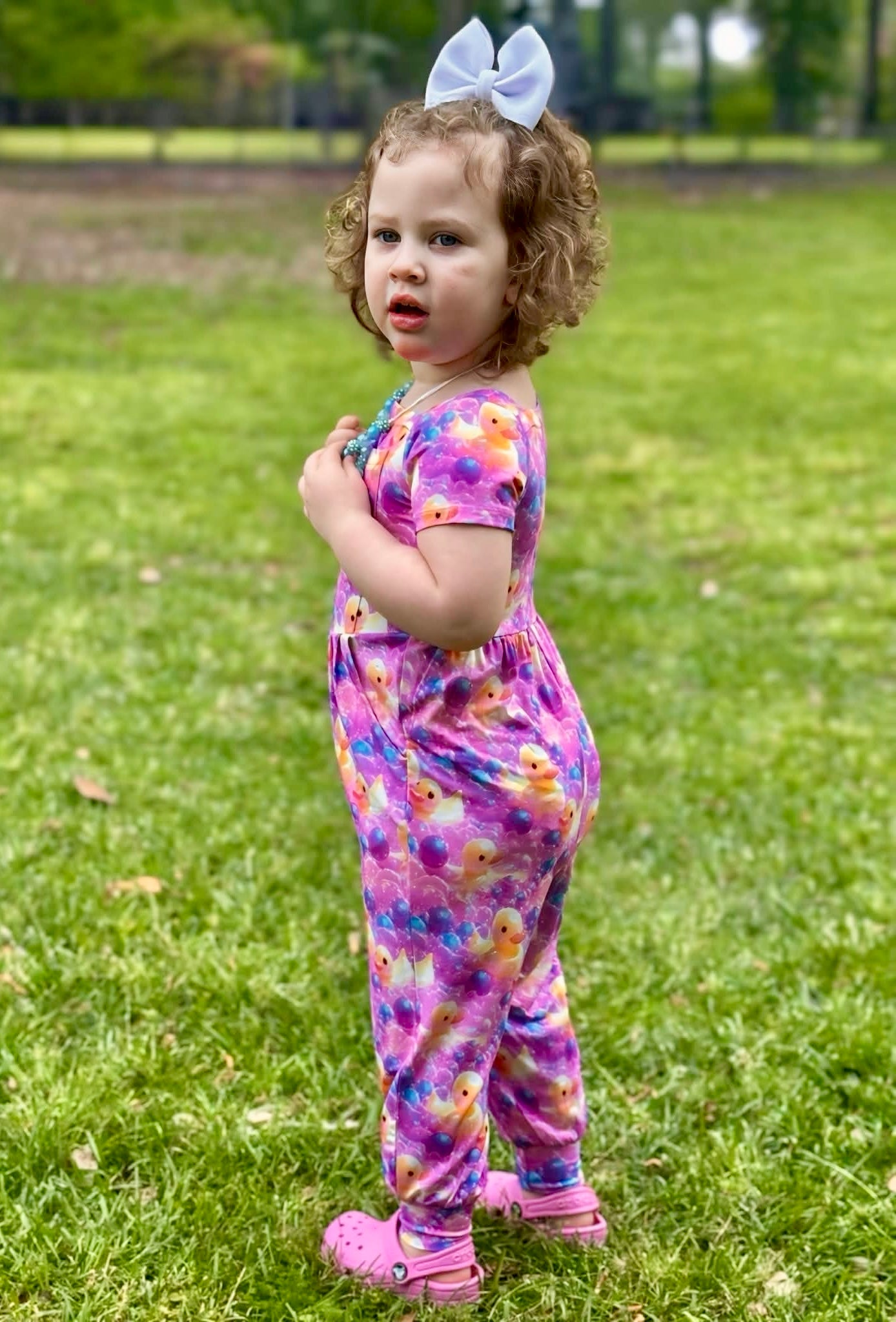 “Bubble Duckies” Romper