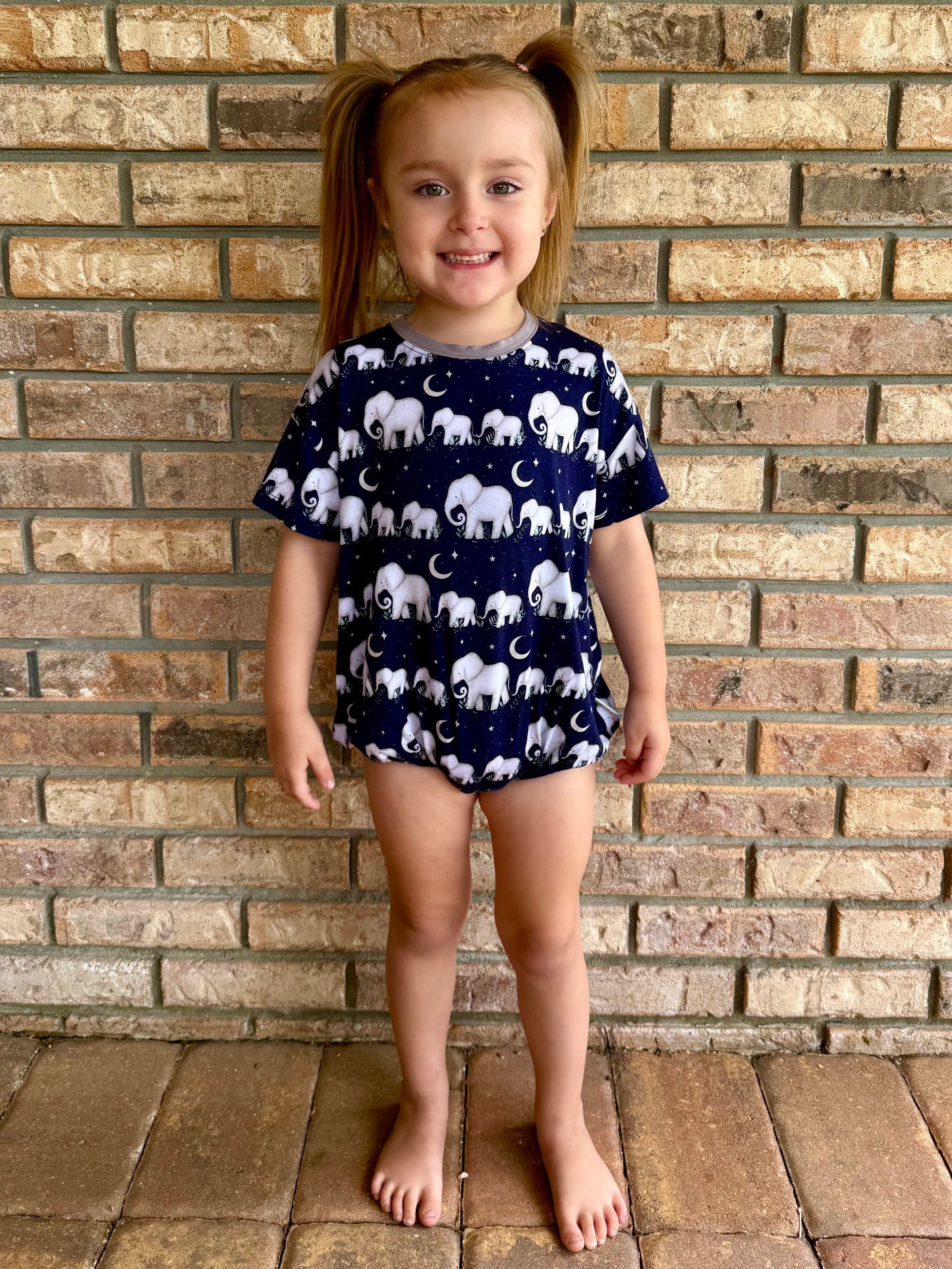 Elephant Bubble Romper