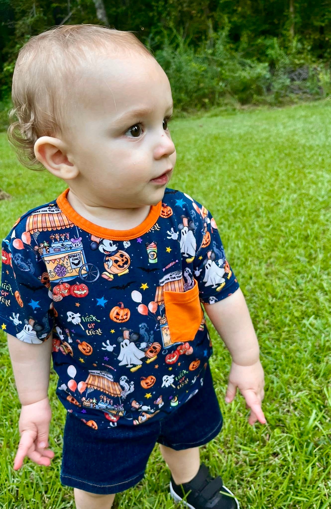 Steamboat Willie’s Not So Scary Halloween Pocket T-Shirt