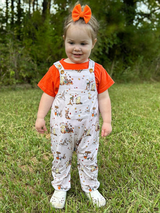 “Fallin’ for Pooh” Overalls (overalls only)