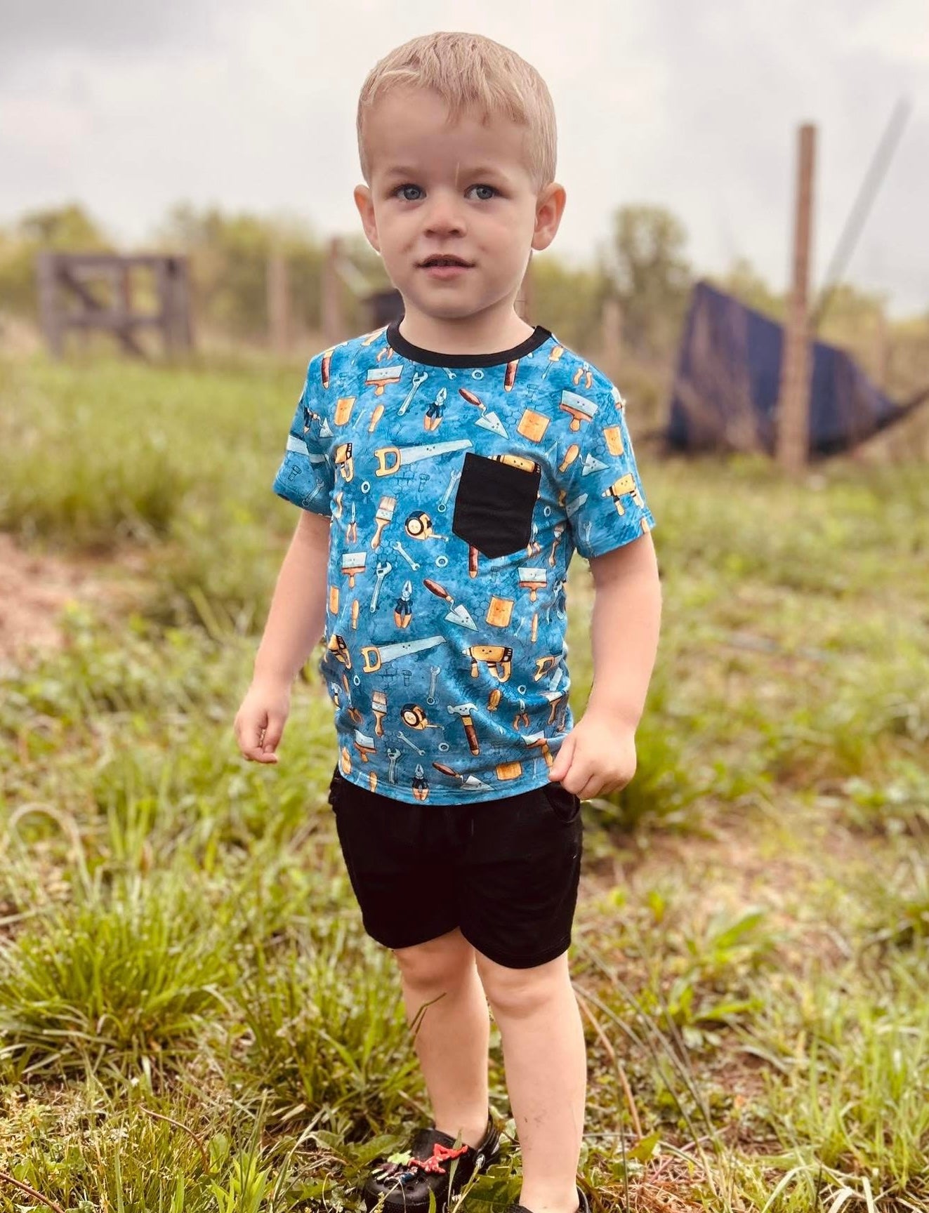 “Tools” Two-Piece Shorts Set