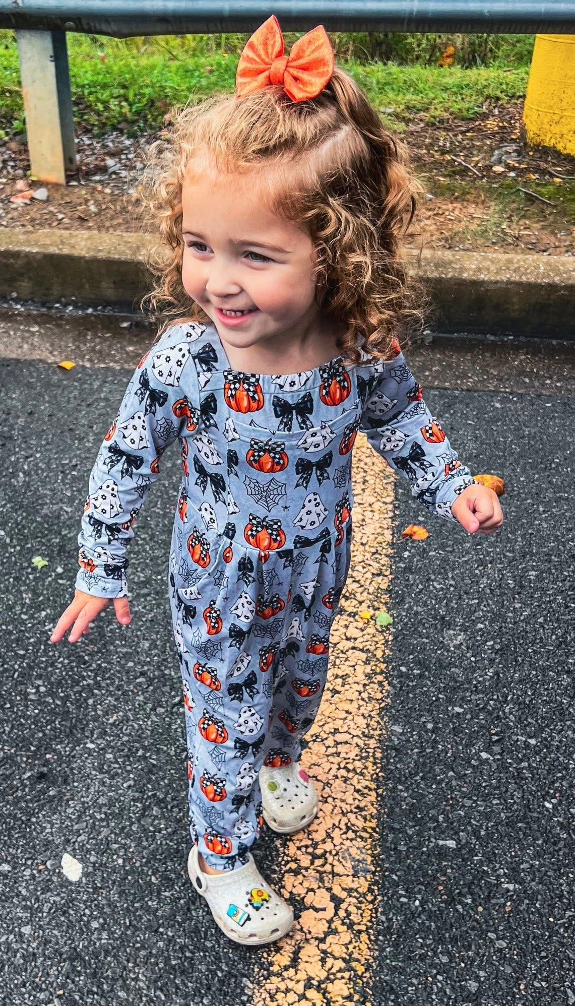 “Boos and Bows” Romper