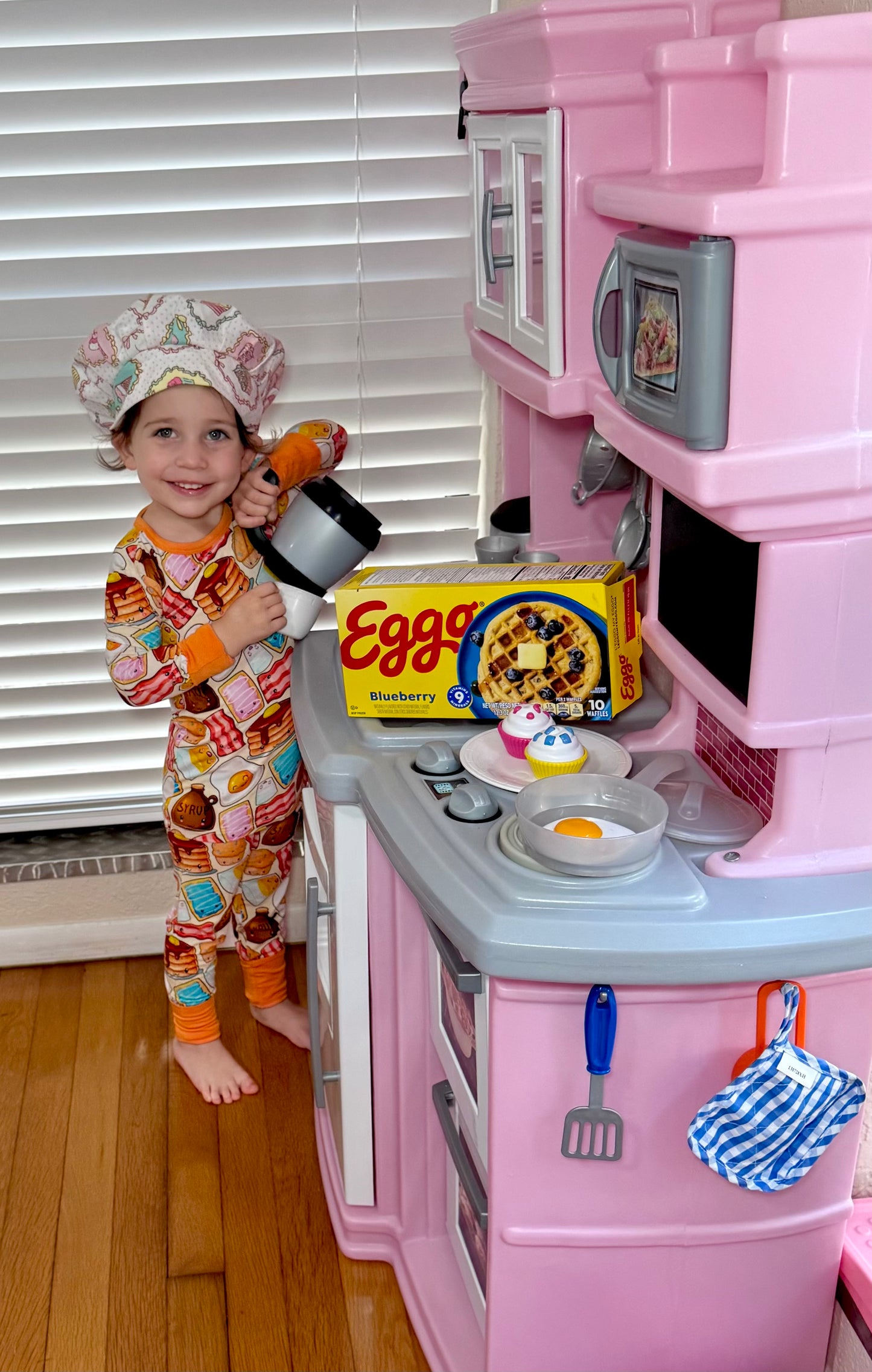 “Breakfast” Two-Piece Pajamas