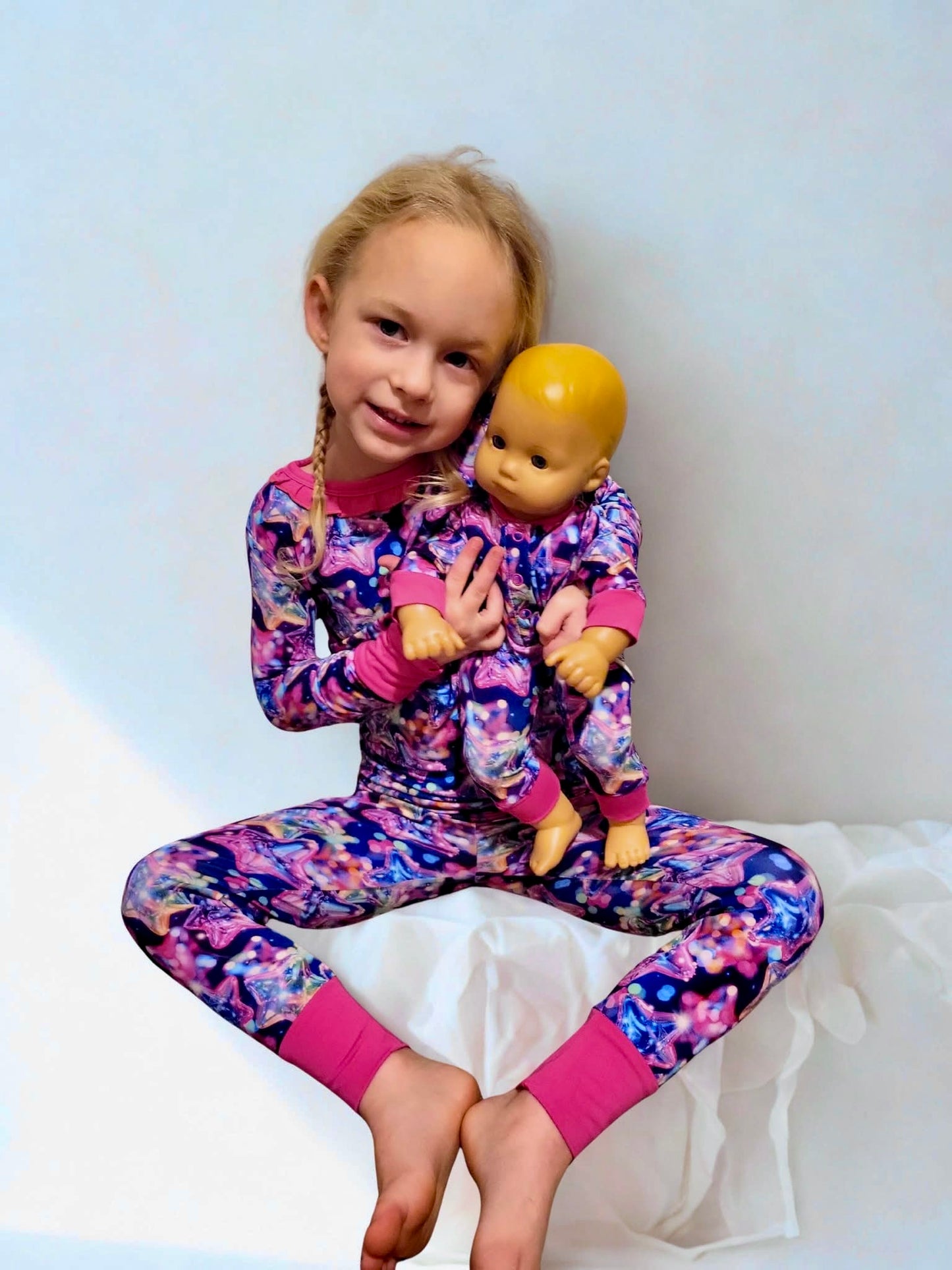 “Cosmic Burst” Two-Piece Pajamas